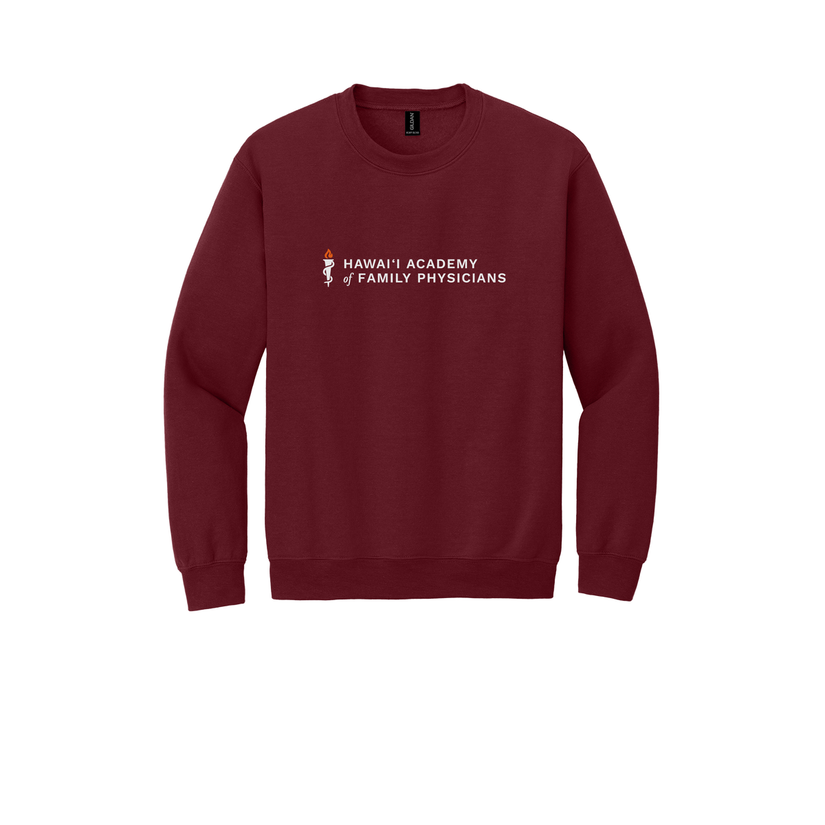 hafp-clinic-comfort-crewneck-dtf-front-18000-garnet-flat-front