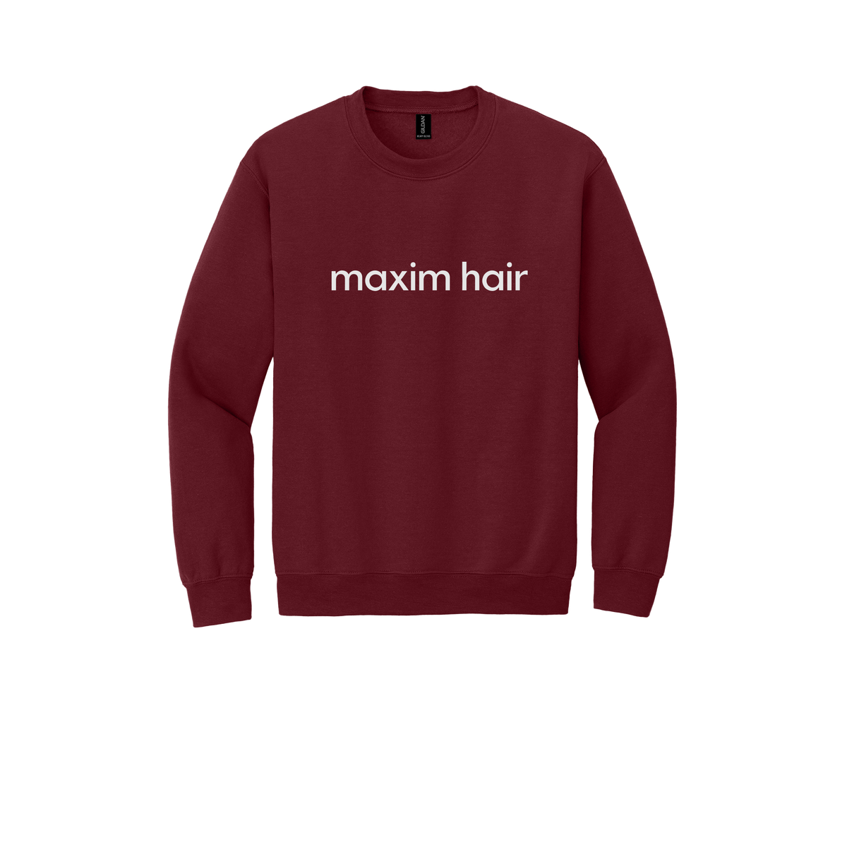 maximhairrestoration-clinic-comfort-crewneck-dtf-front-18000-garnet-flat-front
