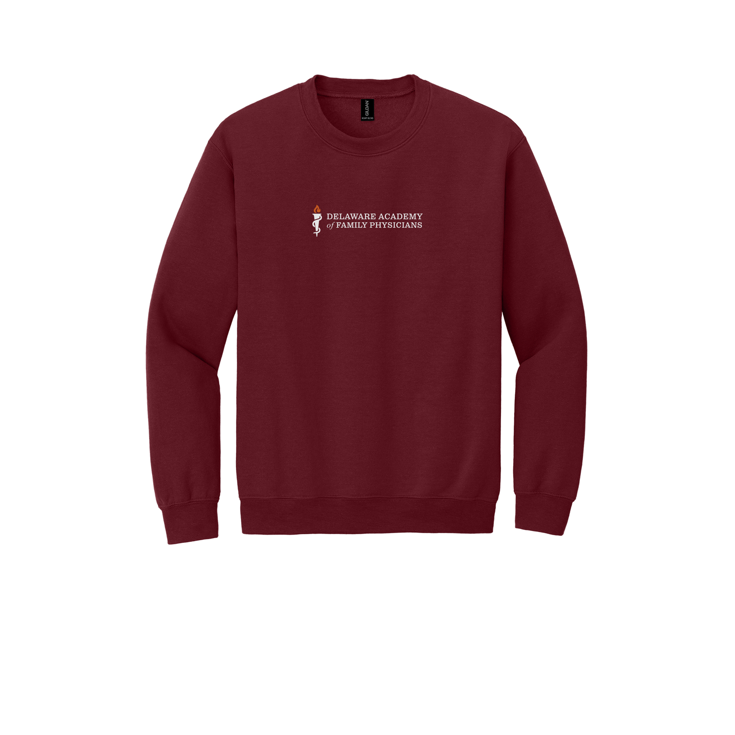 delfamdoc-clinic-comfort-crewneck-dtf-front-18000-garnet-flat-front