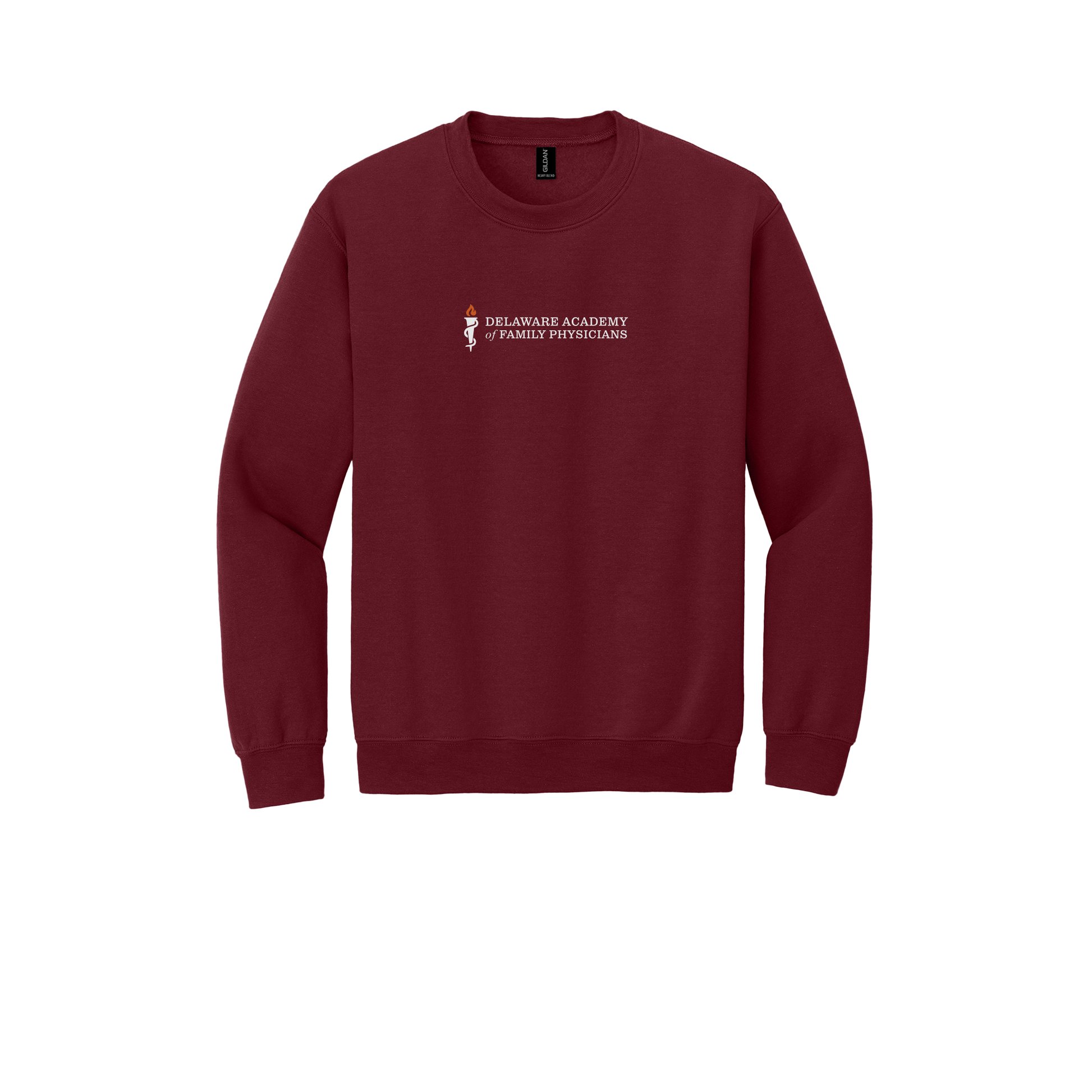 delfamdoc-clinic-comfort-crewneck-dtf-front-18000-garnet-flat-front