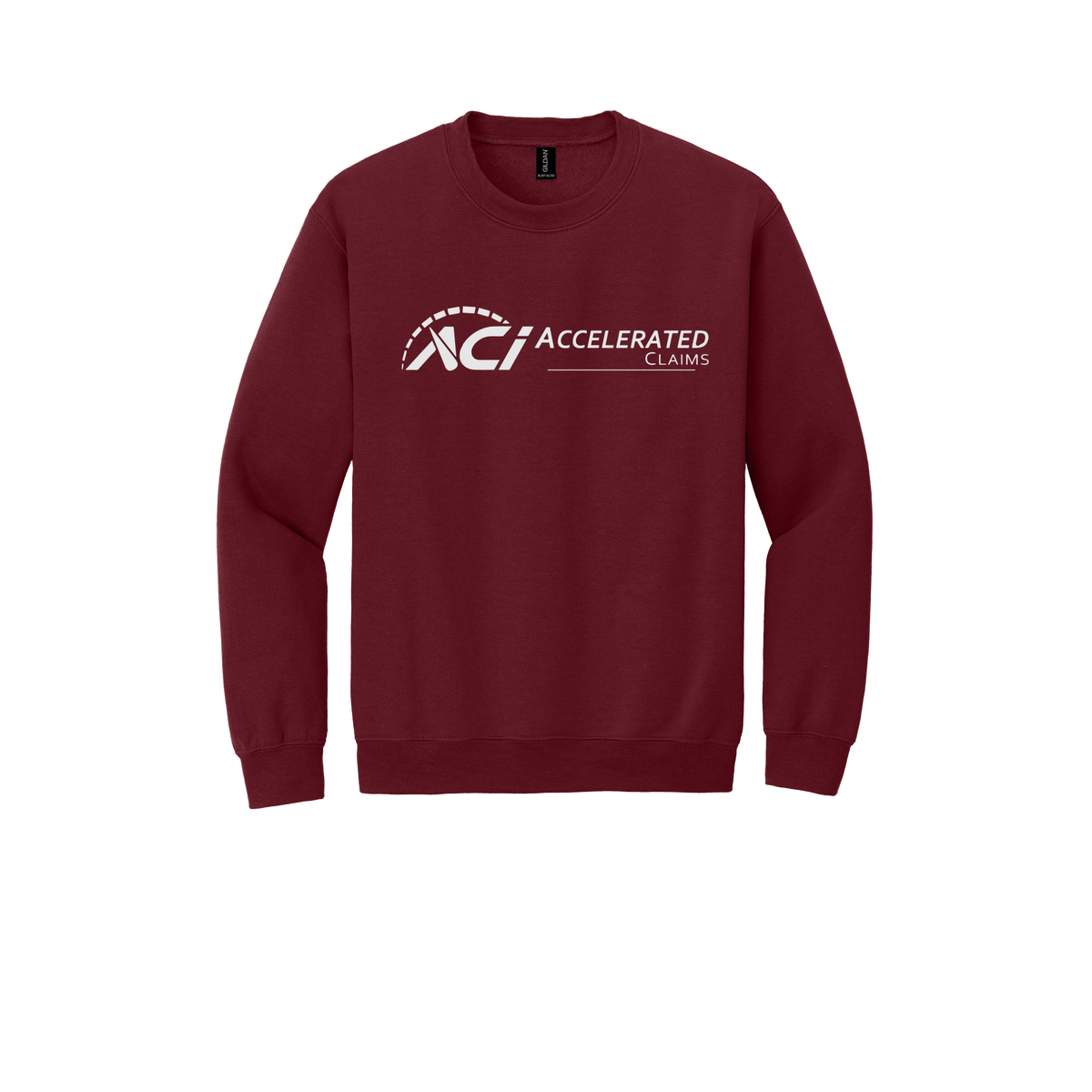 accelclaims-comfort-crewneck-dtf-front-18000-garnet-flat-front