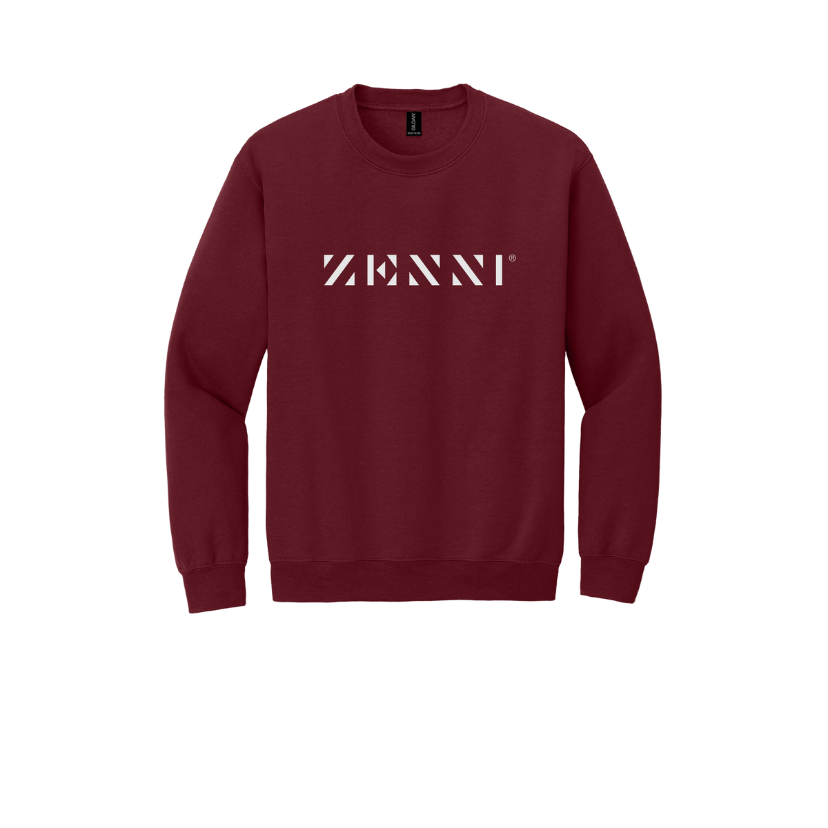 zennioptical-clinic-comfort-crewneck-dtf-front-18000-garnet-flat-front