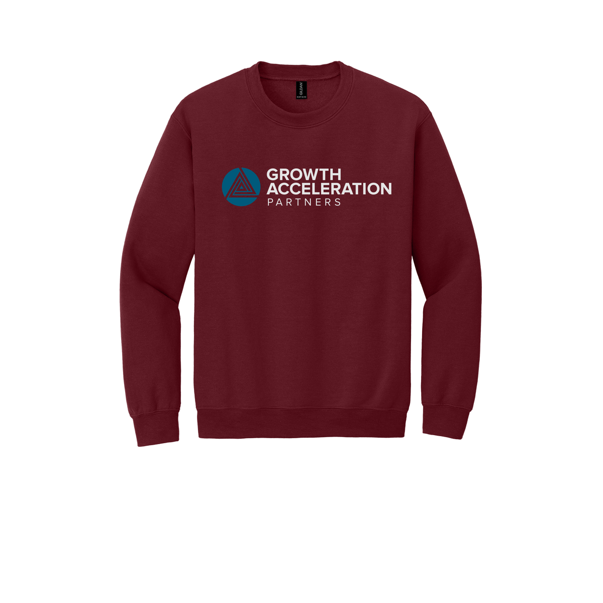 growthaccelerationpartners-comfort-crewneck-dtf-front-18000-garnet-flat-front