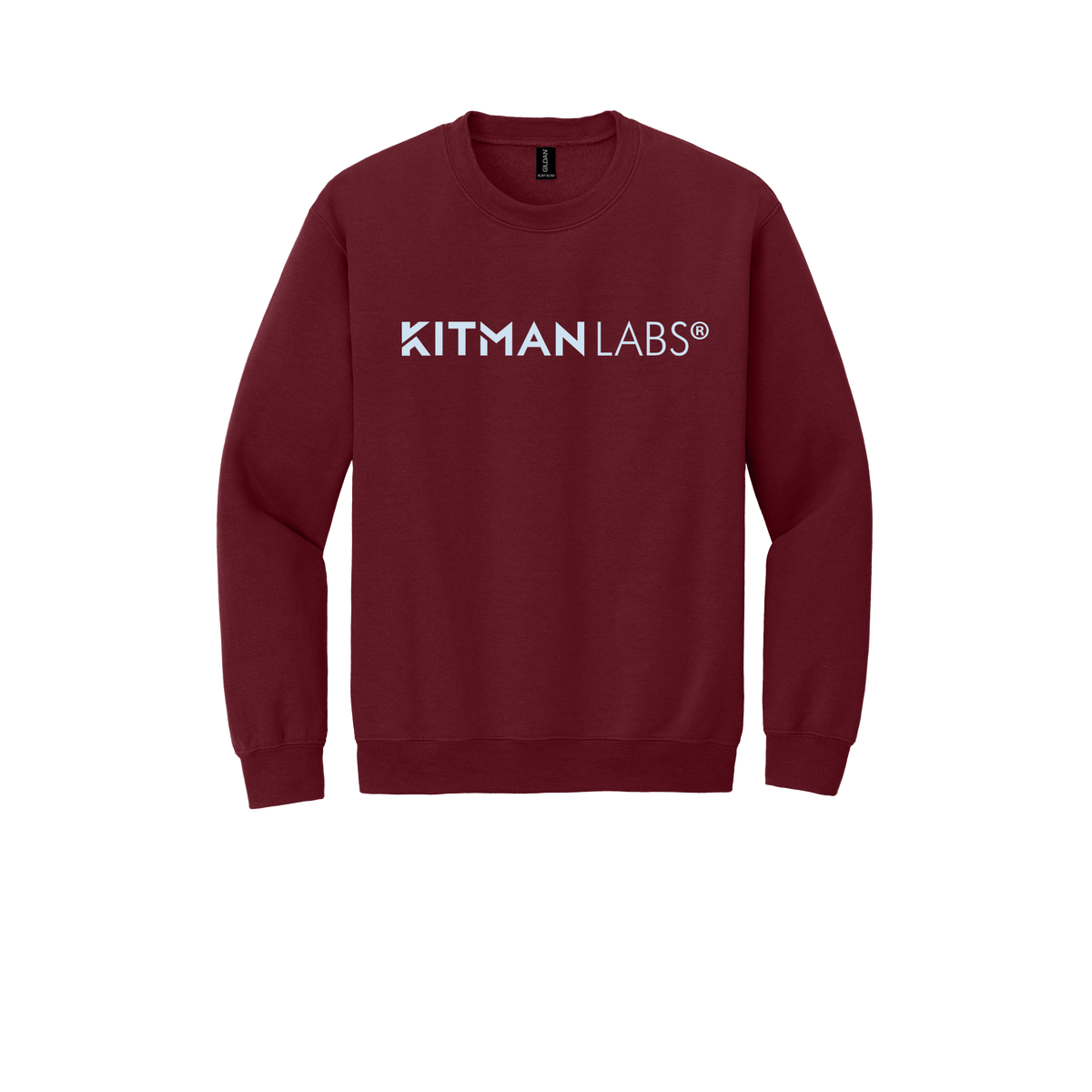 kitmanlabs-comfort-crewneck-dtf-front-18000-garnet-flat-front