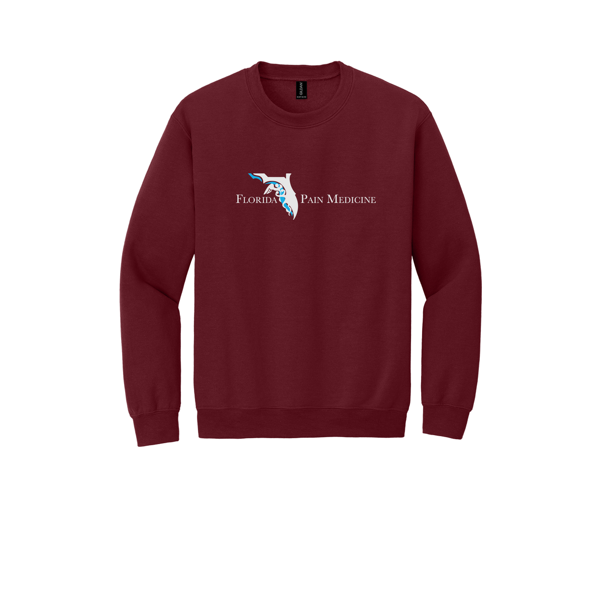 floridapainmedicine-clinic-comfort-crewneck-dtf-front-18000-garnet-flat-front