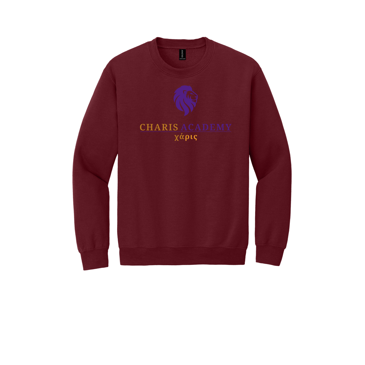 cahazleton-comfort-crewneck-dtf-front-18000-garnet-flat-front
