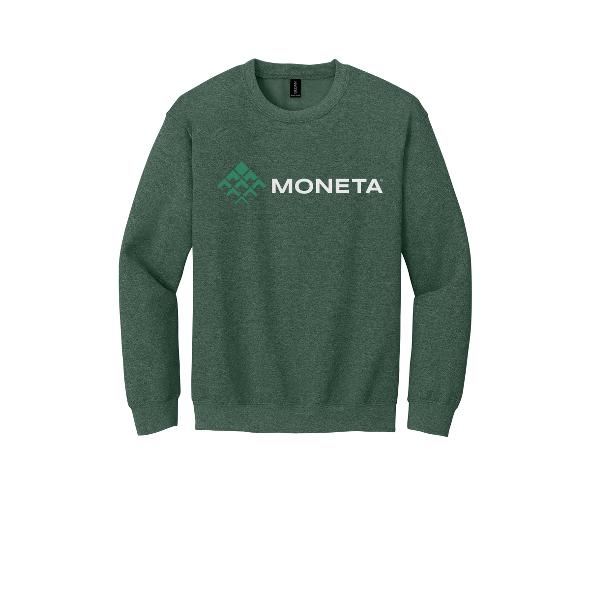 monetagroup-comfort-crewneck-dtf-front-18000-heathersportdarkgreen-flat-front