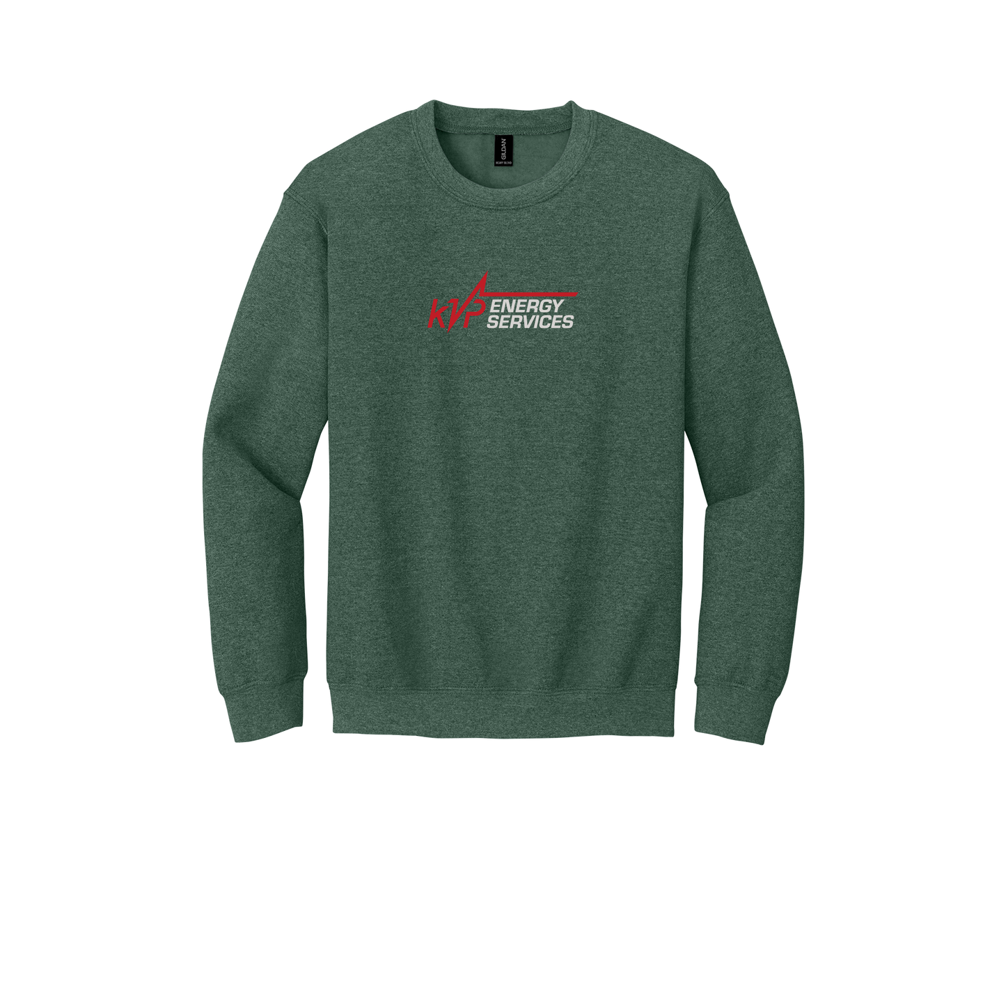 kvpenergy-comfort-crewneck-dtf-front-18000-heathersportdarkgreen-flat-front