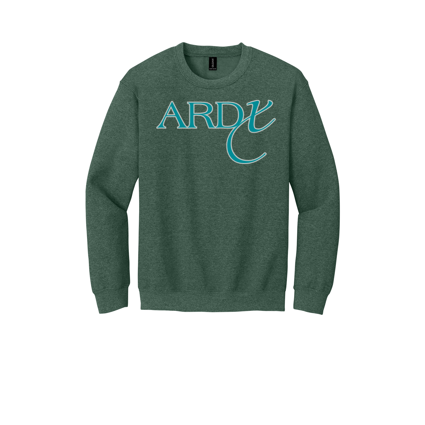ardx-comfort-crewneck-dtf-front-18000-heathersportdarkgreen-flat-front