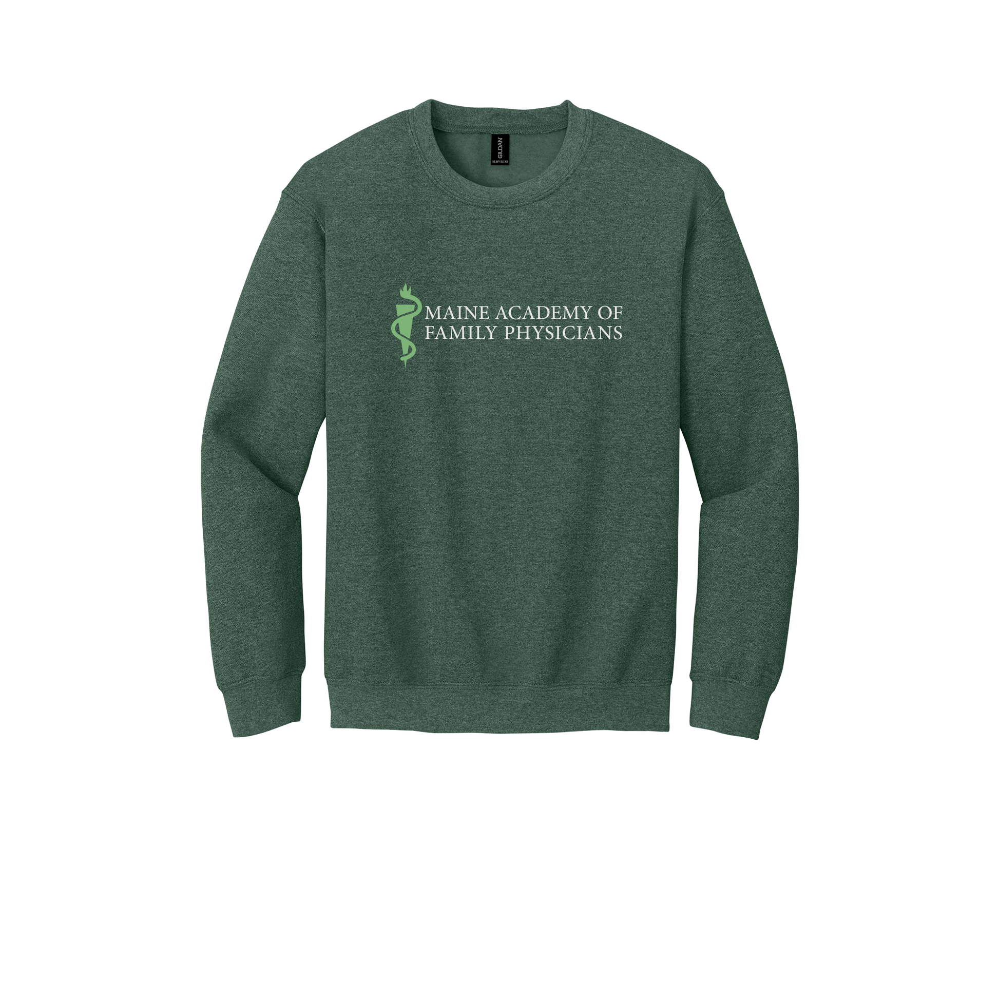 maineafp-clinic-comfort-crewneck-dtf-front-18000-heathersportdarkgreen-flat-front