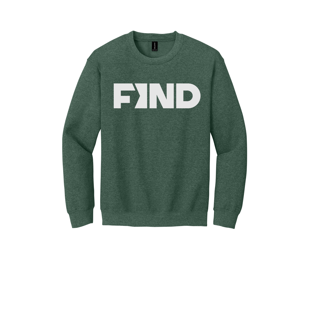 findrealestate-comfort-crewneck-dtf-front-18000-heathersportdarkgreen-flat-front