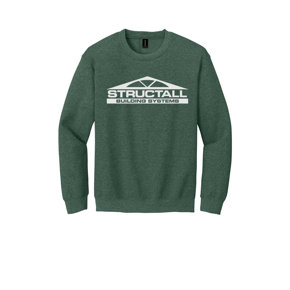 structall-comfort-crewneck-dtf-front-18000-heathersportdarkgreen-flat-front