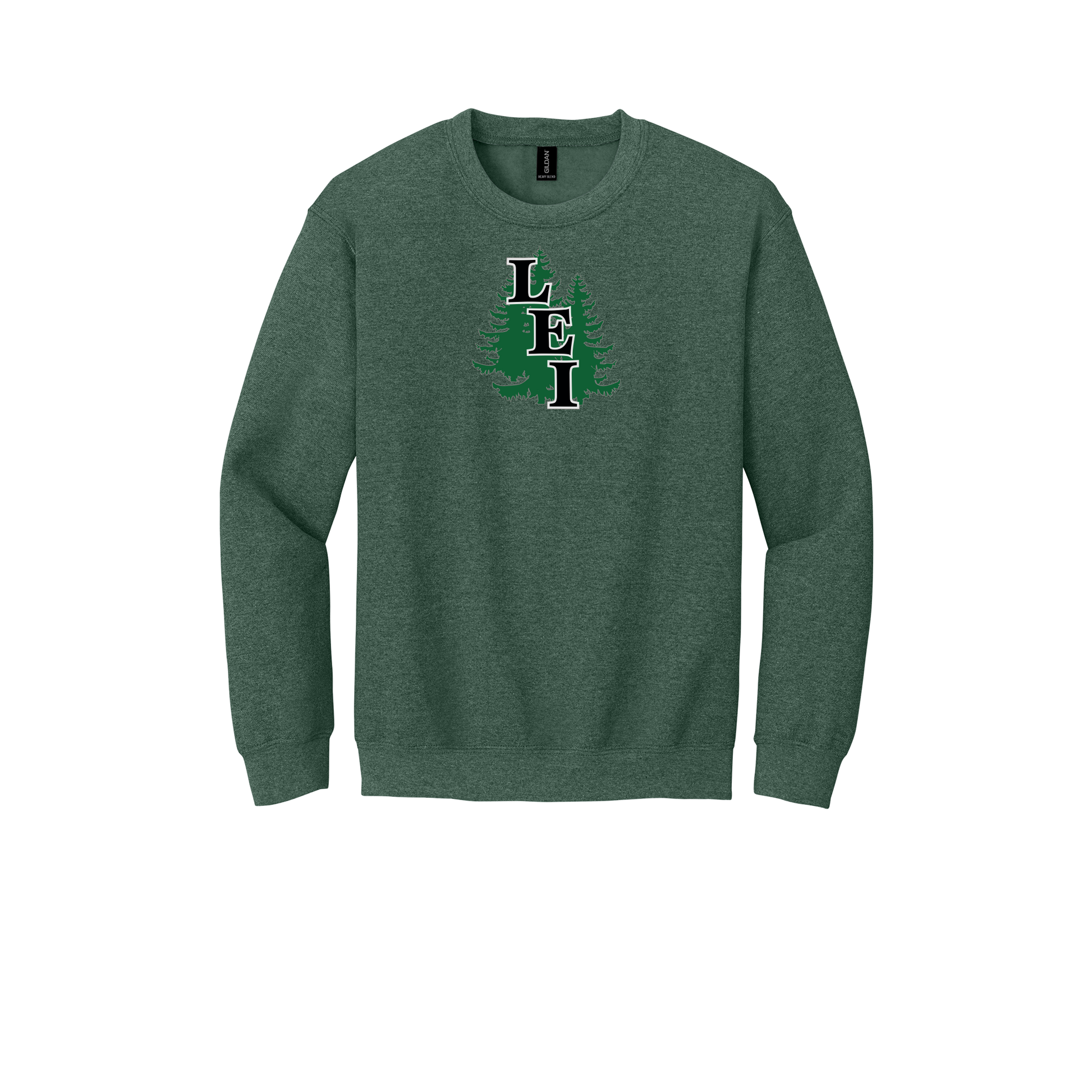 leisite-comfort-crewneck-dtf-front-18000-heathersportdarkgreen-flat-front