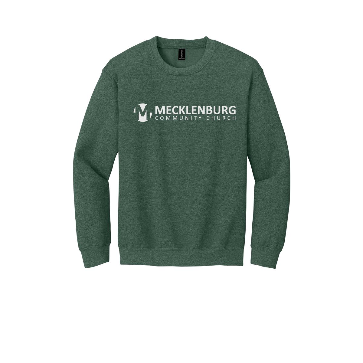 mecklenburg-comfort-crewneck-dtf-front-18000-heathersportdarkgreen-flat-front