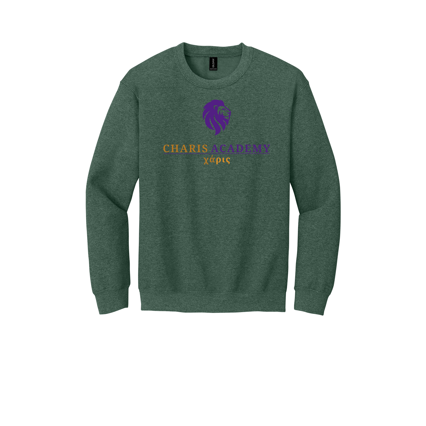 cahazleton-comfort-crewneck-dtf-front-18000-heathersportdarkgreen-flat-front