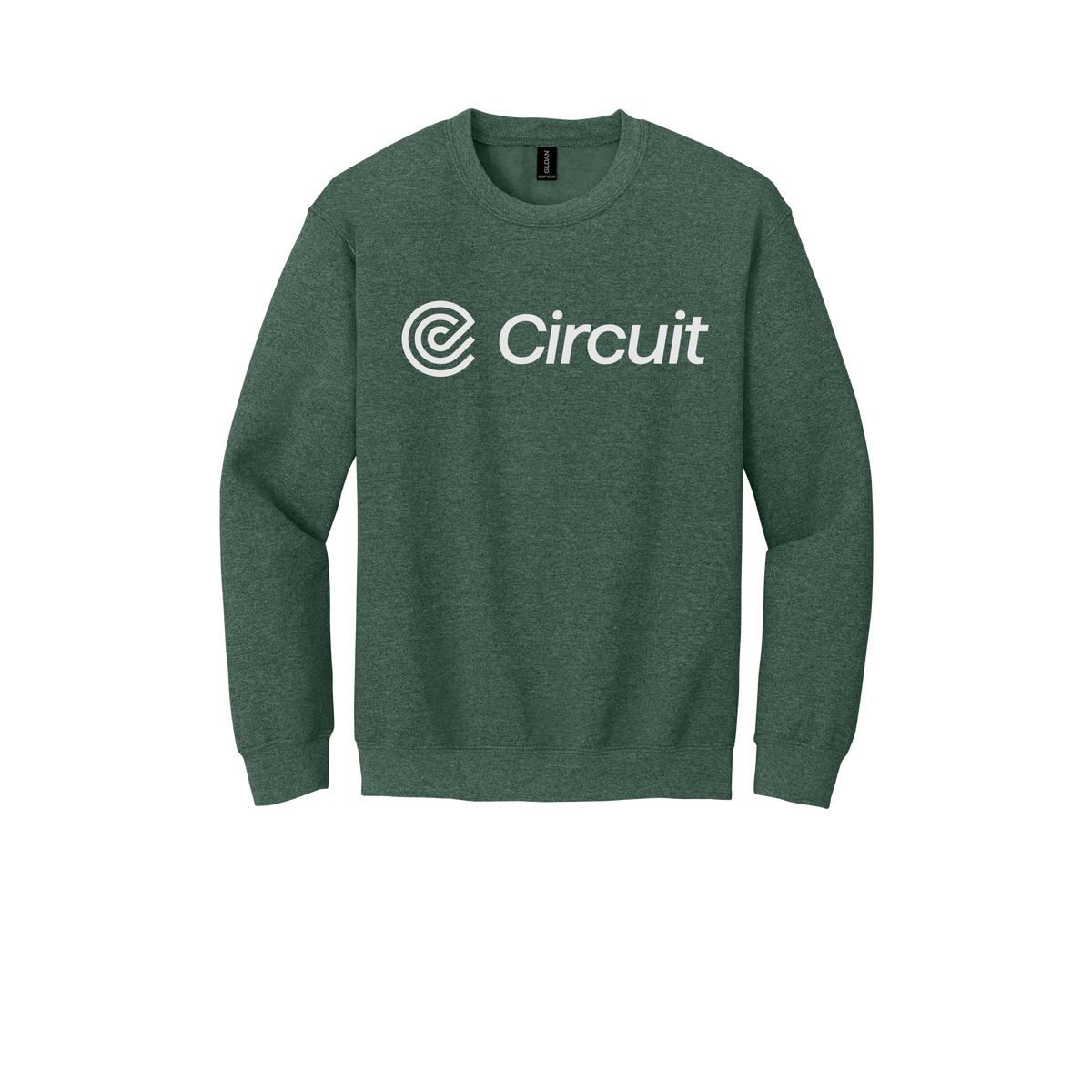 ridecircuit-comfort-crewneck-dtf-front-18000-heathersportdarkgreen-flat-front
