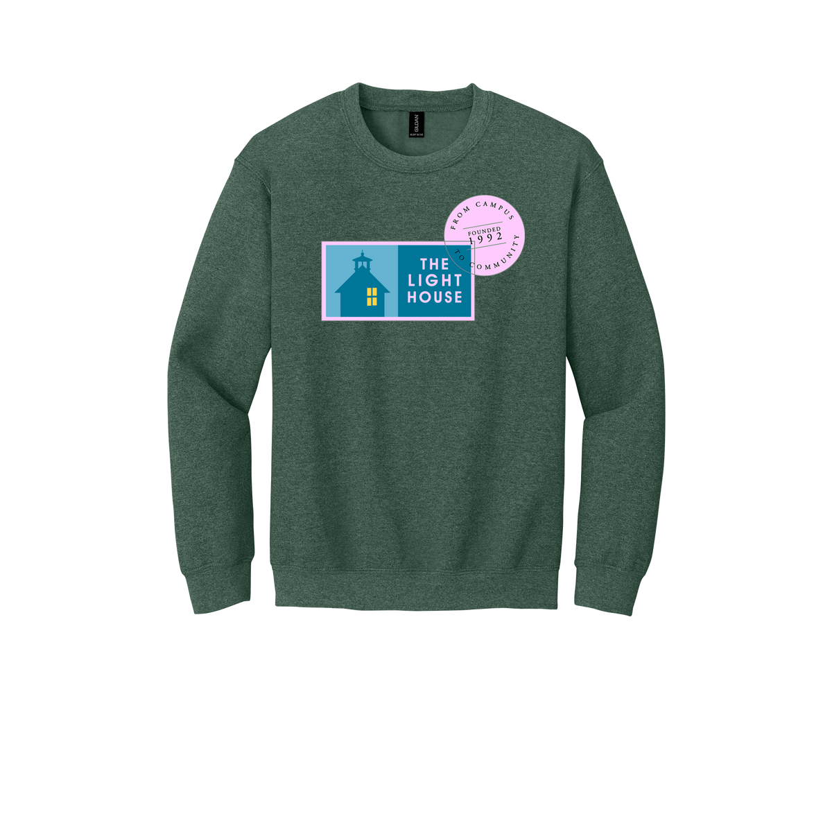 lhcampus-comfort-crewneck-dtf-front-18000-heathersportdarkgreen-flat-front