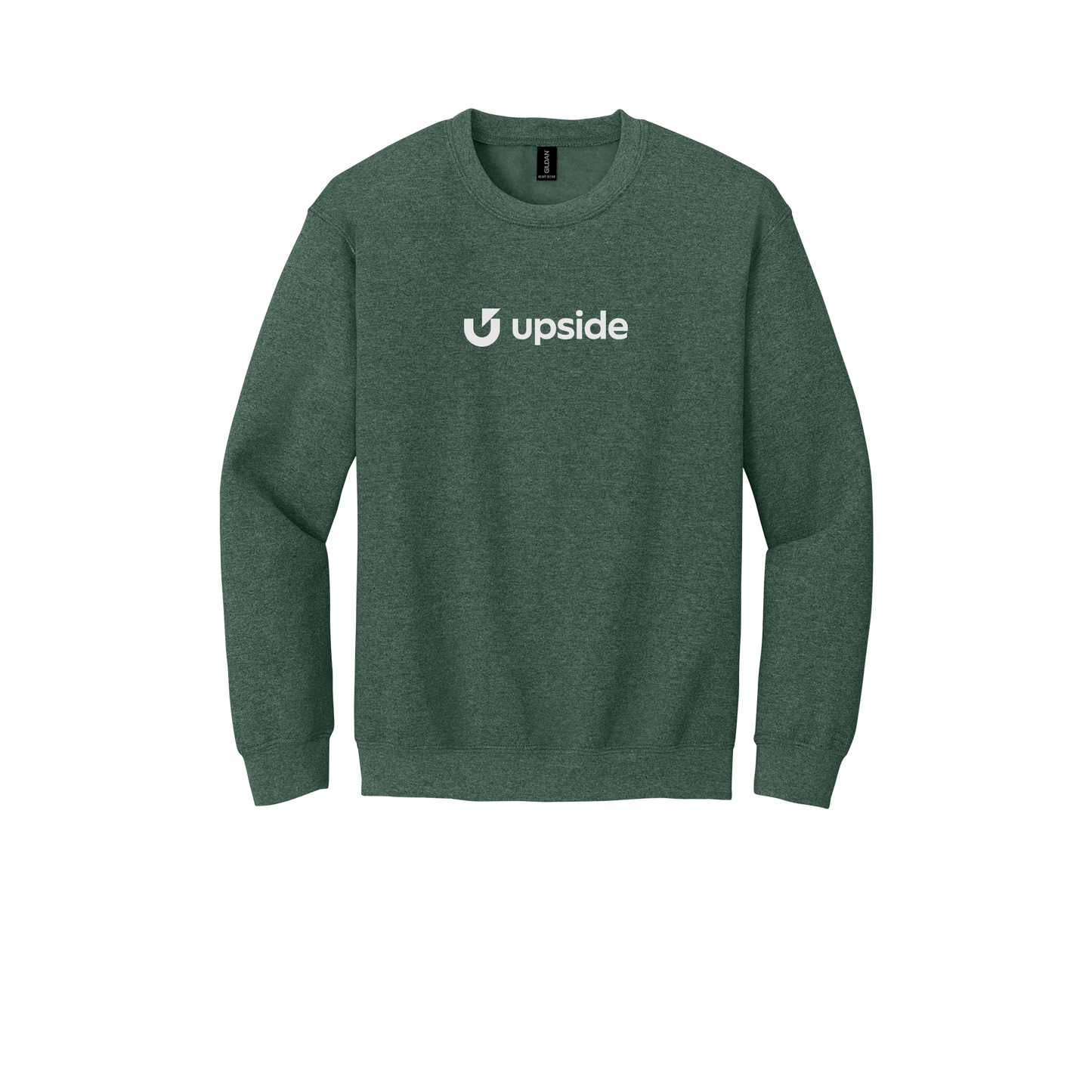 upside-comfort-crewneck-dtf-front-18000-heathersportdarkgreen-flat-front
