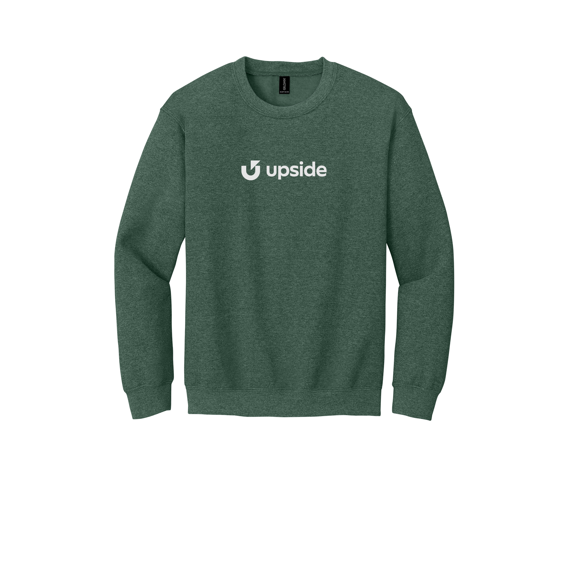 upside-comfort-crewneck-dtf-front-18000-heathersportdarkgreen-flat-front