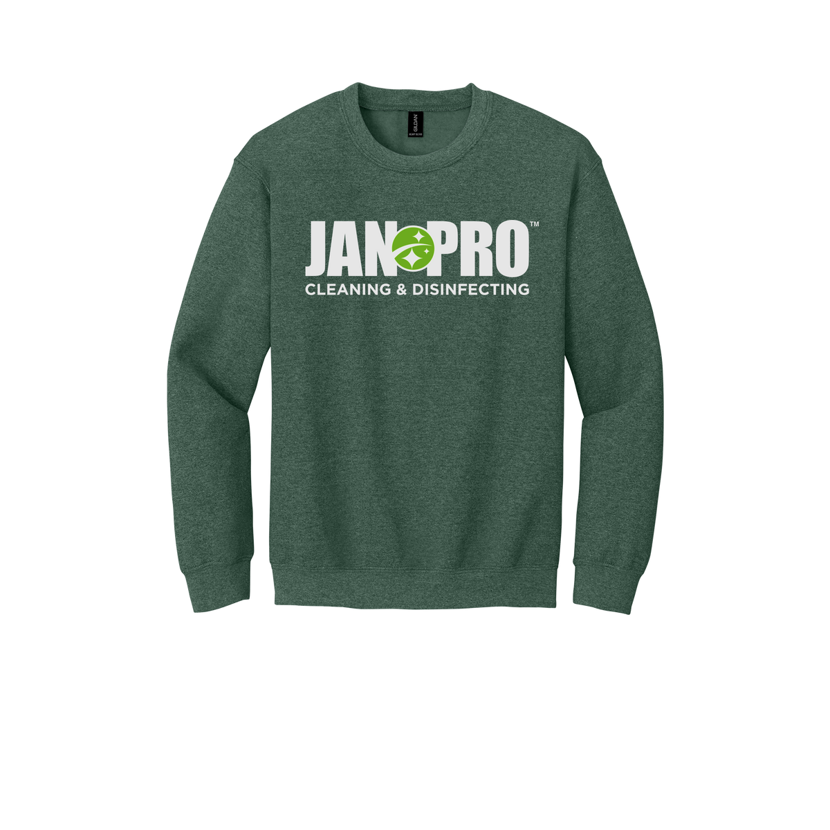 jan-pro-comfort-crewneck-dtf-front-18000-heathersportdarkgreen-flat-front