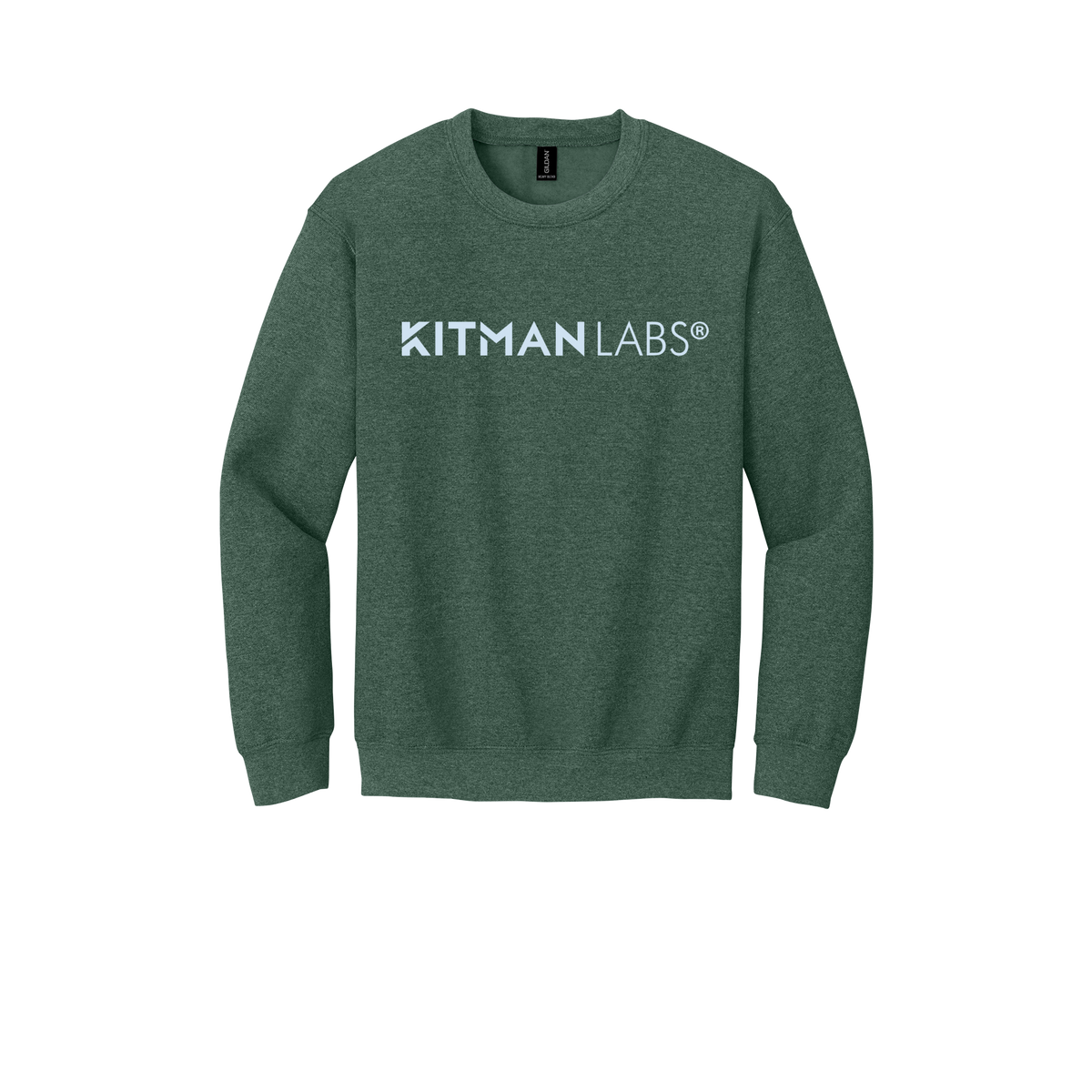 kitmanlabs-comfort-crewneck-dtf-front-18000-heathersportdarkgreen-flat-front