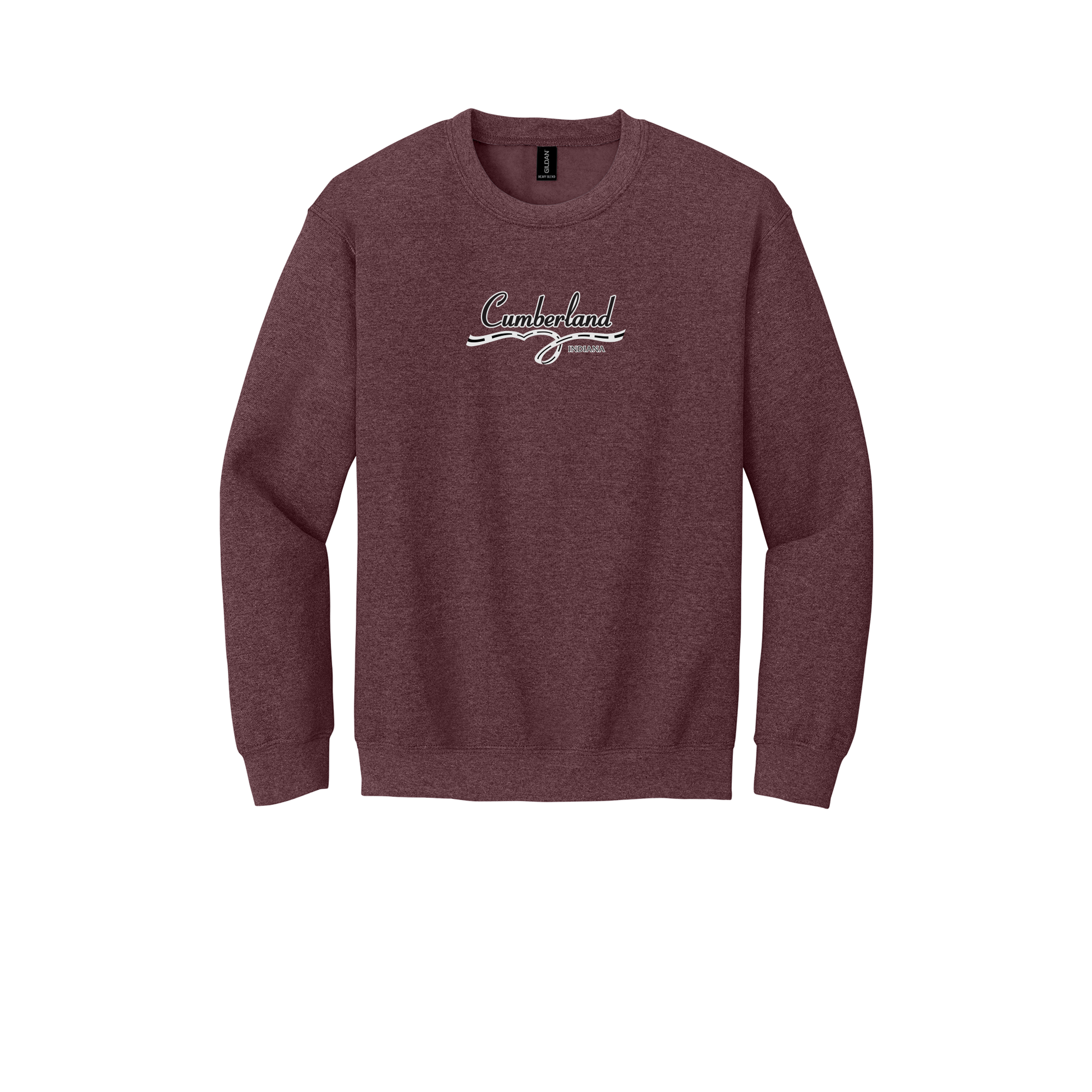 cumberland-comfort-crewneck-dtf-front-18000-heathersportdarkmaroon-flat-front
