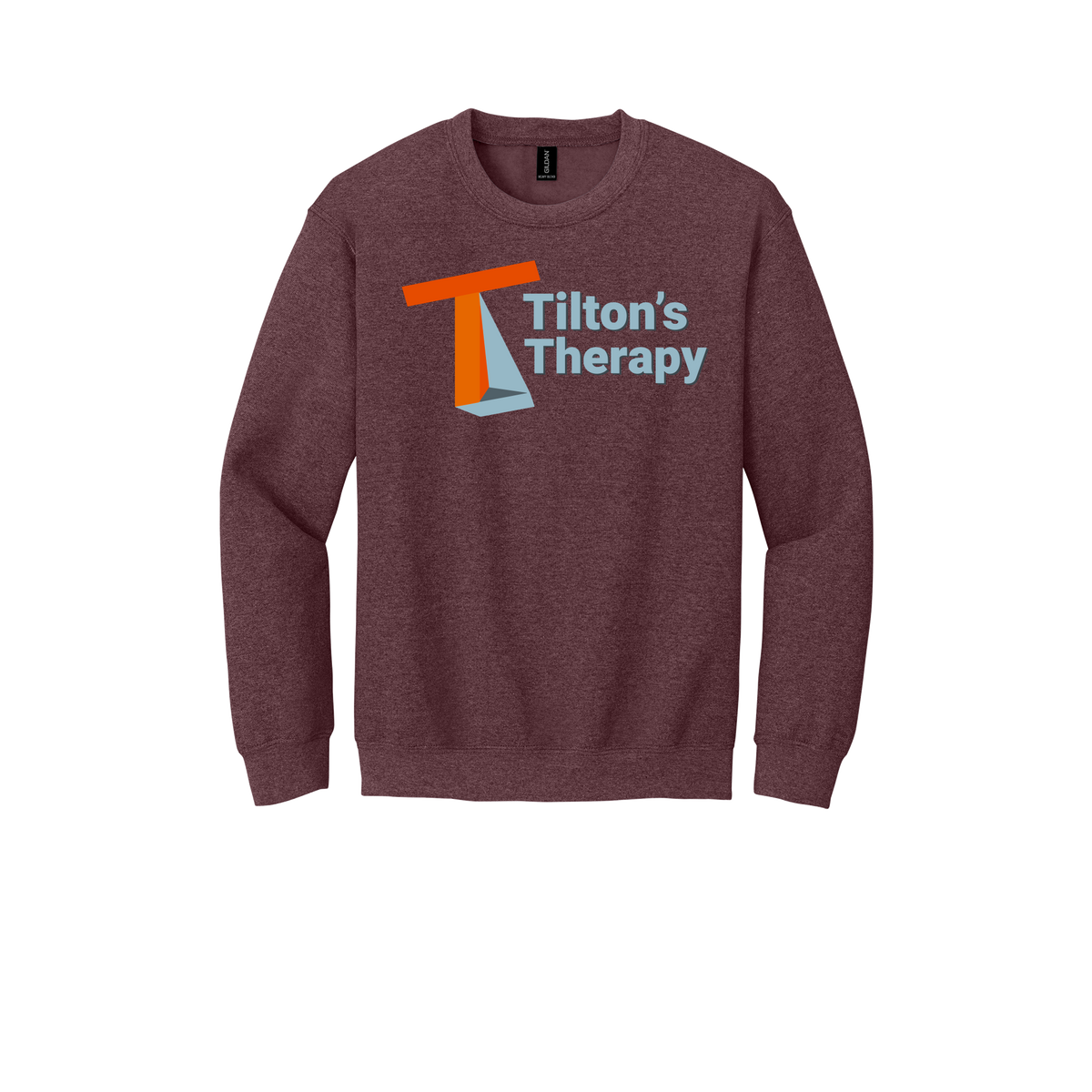 tiltonstherapy-comfort-crewneck-dtf-front-18000-heathersportdarkmaroon-flat-front
