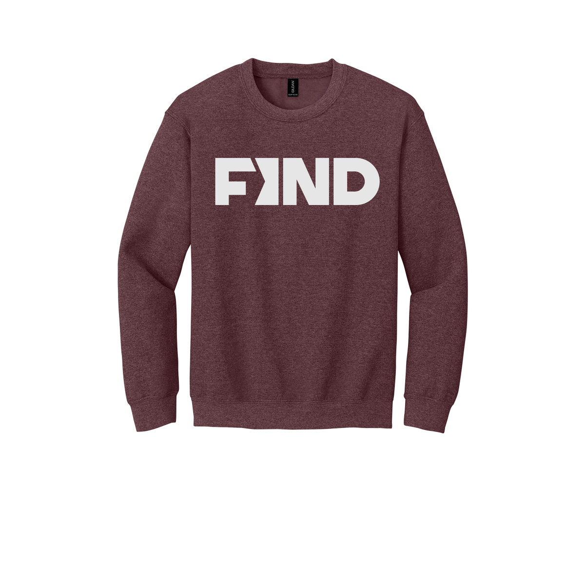findrealestate-comfort-crewneck-dtf-front-18000-heathersportdarkmaroon-flat-front