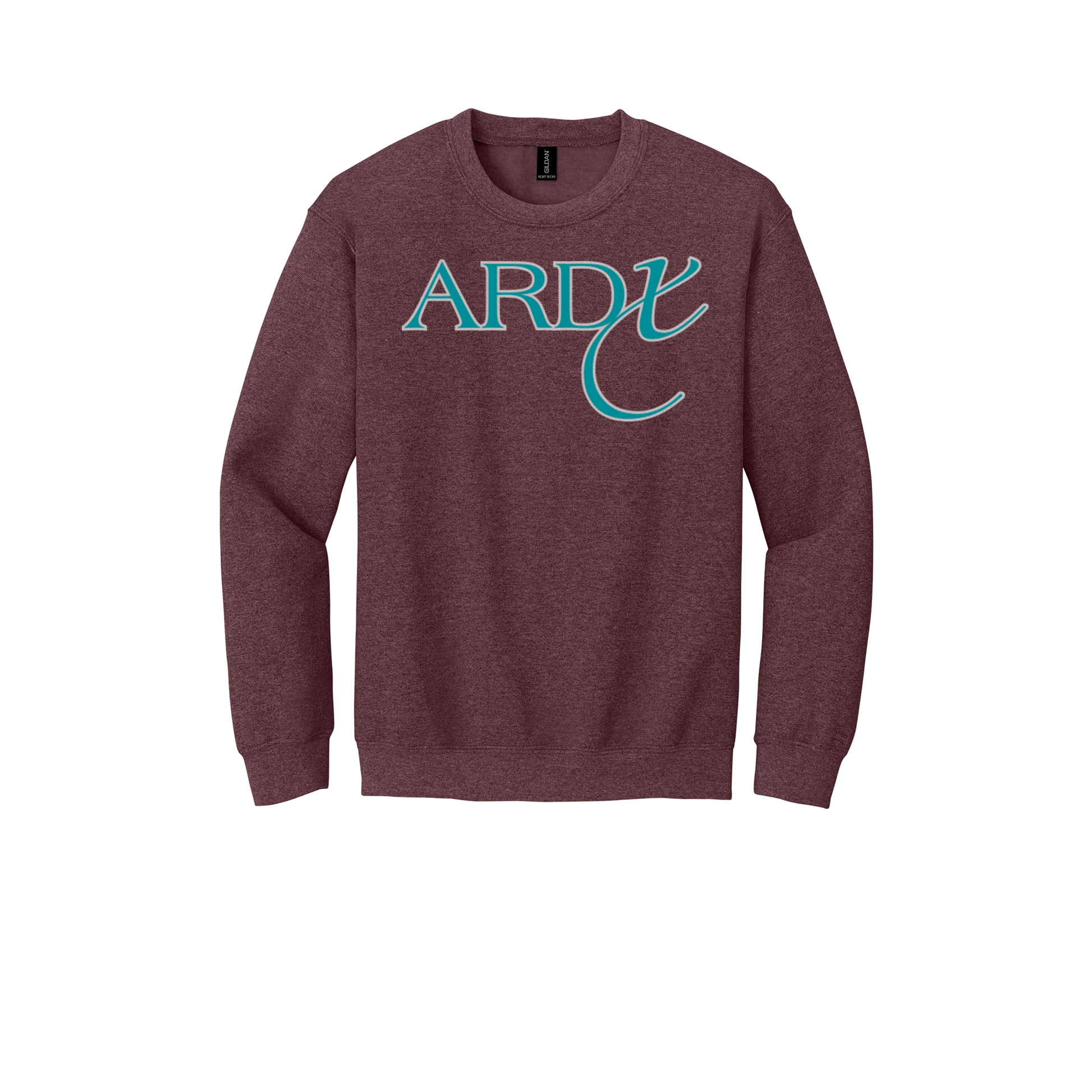 ardx-comfort-crewneck-dtf-front-18000-heathersportdarkmaroon-flat-front