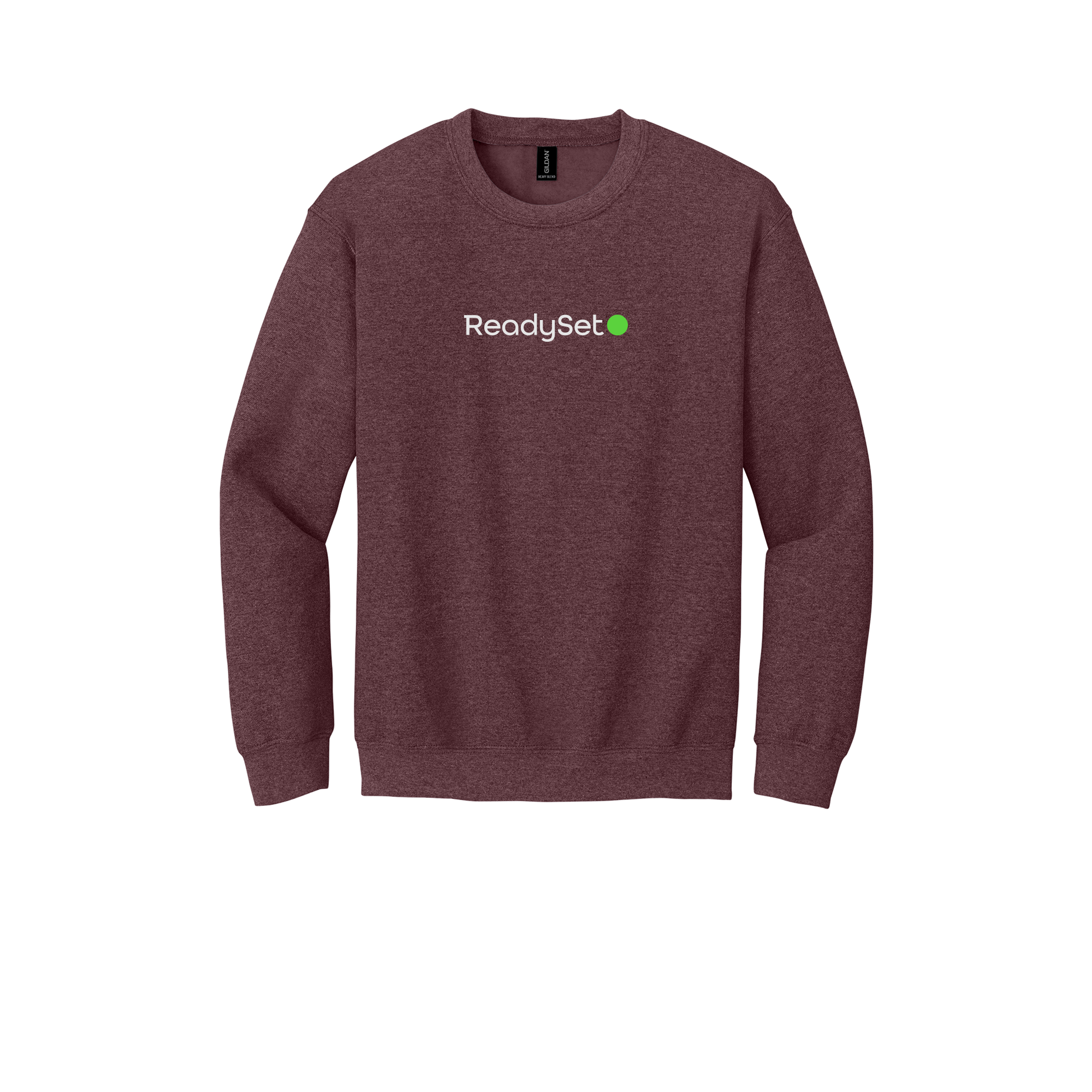 readysetsurgical-clinic-comfort-crewneck-dtf-front-18000-heathersportdarkmaroon-flat-front