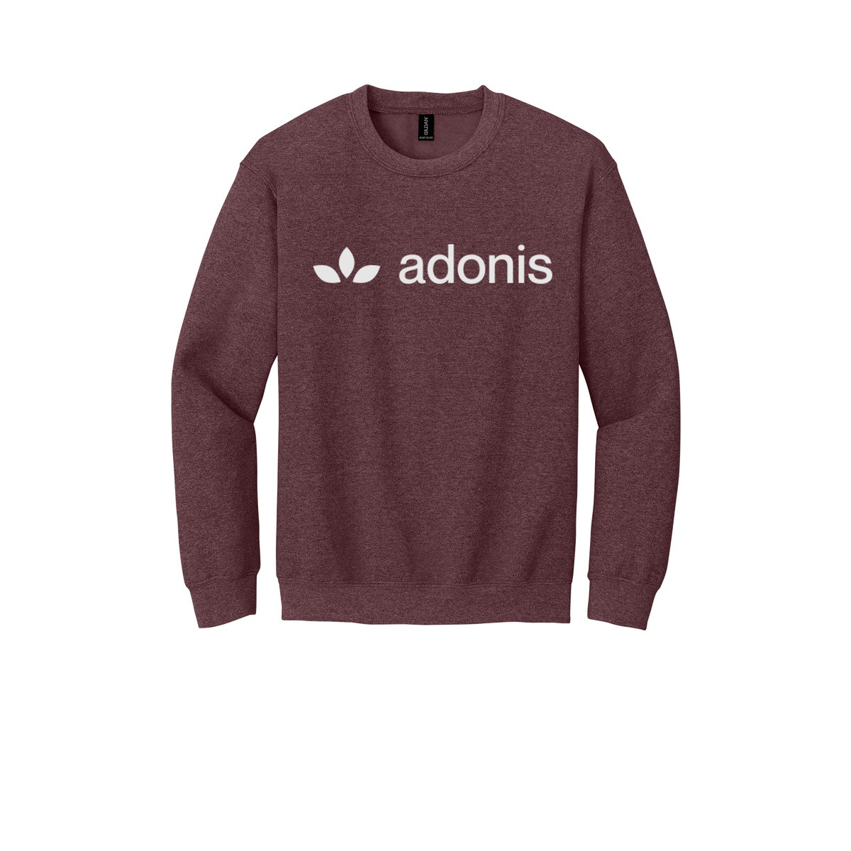 adonis-comfort-crewneck-dtf-front-18000-heathersportdarkmaroon-flat-front