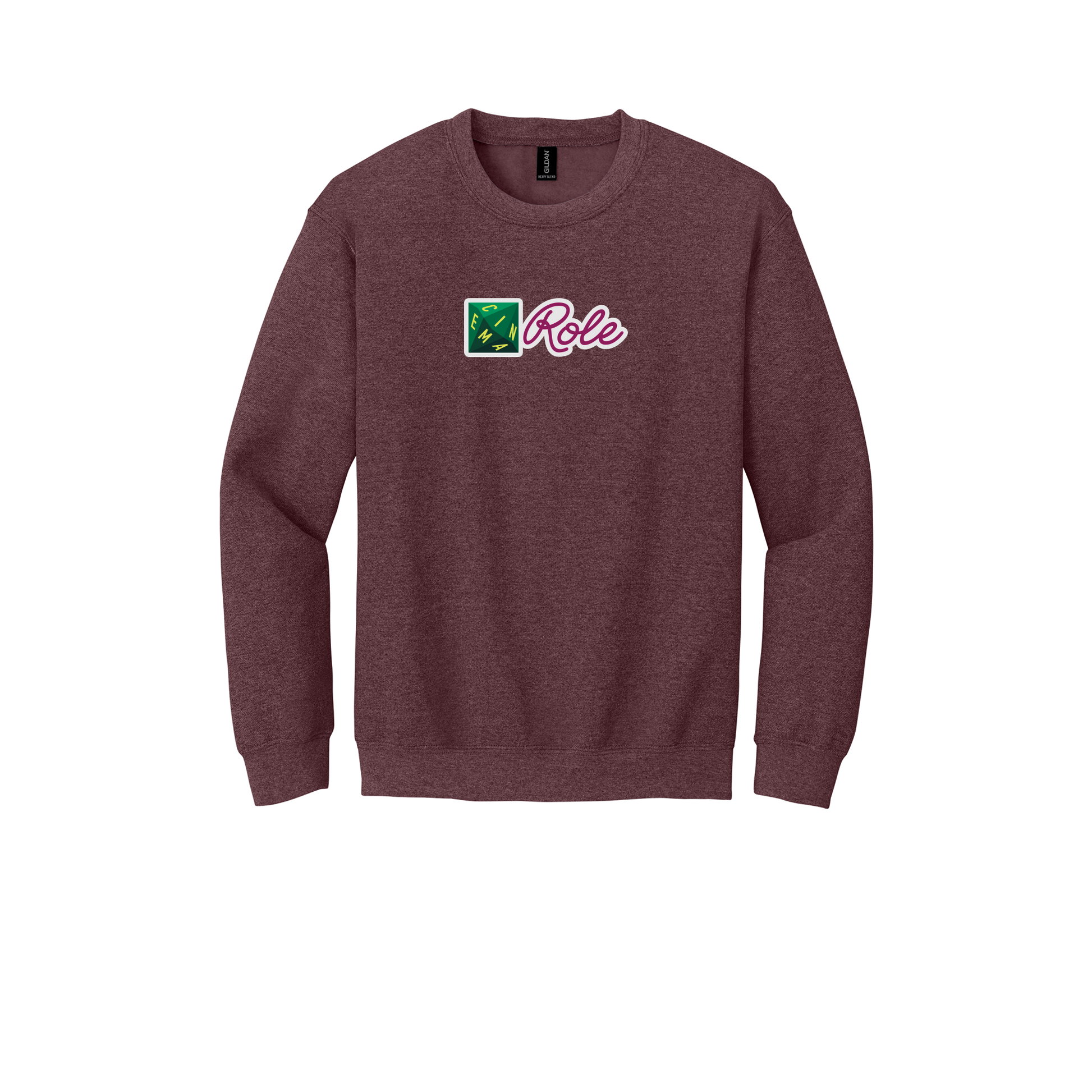 cinemarole-comfort-crewneck-dtf-front-18000-heathersportdarkmaroon-flat-front
