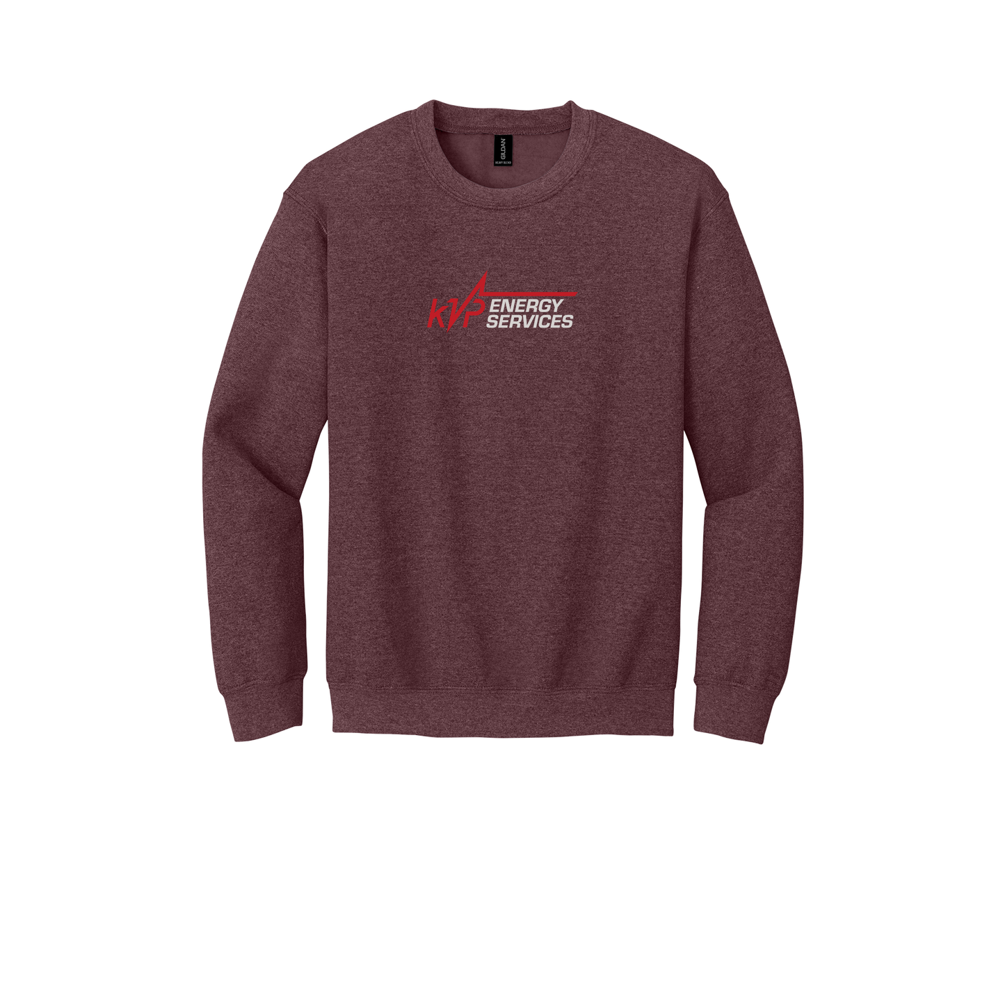 kvpenergy-comfort-crewneck-dtf-front-18000-heathersportdarkmaroon-flat-front