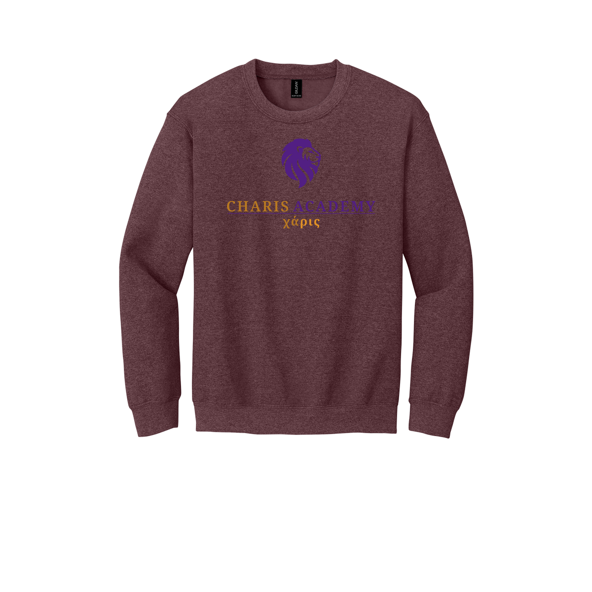 cahazleton-comfort-crewneck-dtf-front-18000-heathersportdarkmaroon-flat-front