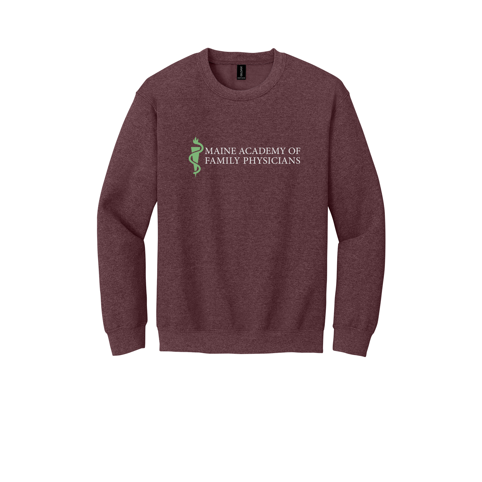 maineafp-clinic-comfort-crewneck-dtf-front-18000-heathersportdarkmaroon-flat-front