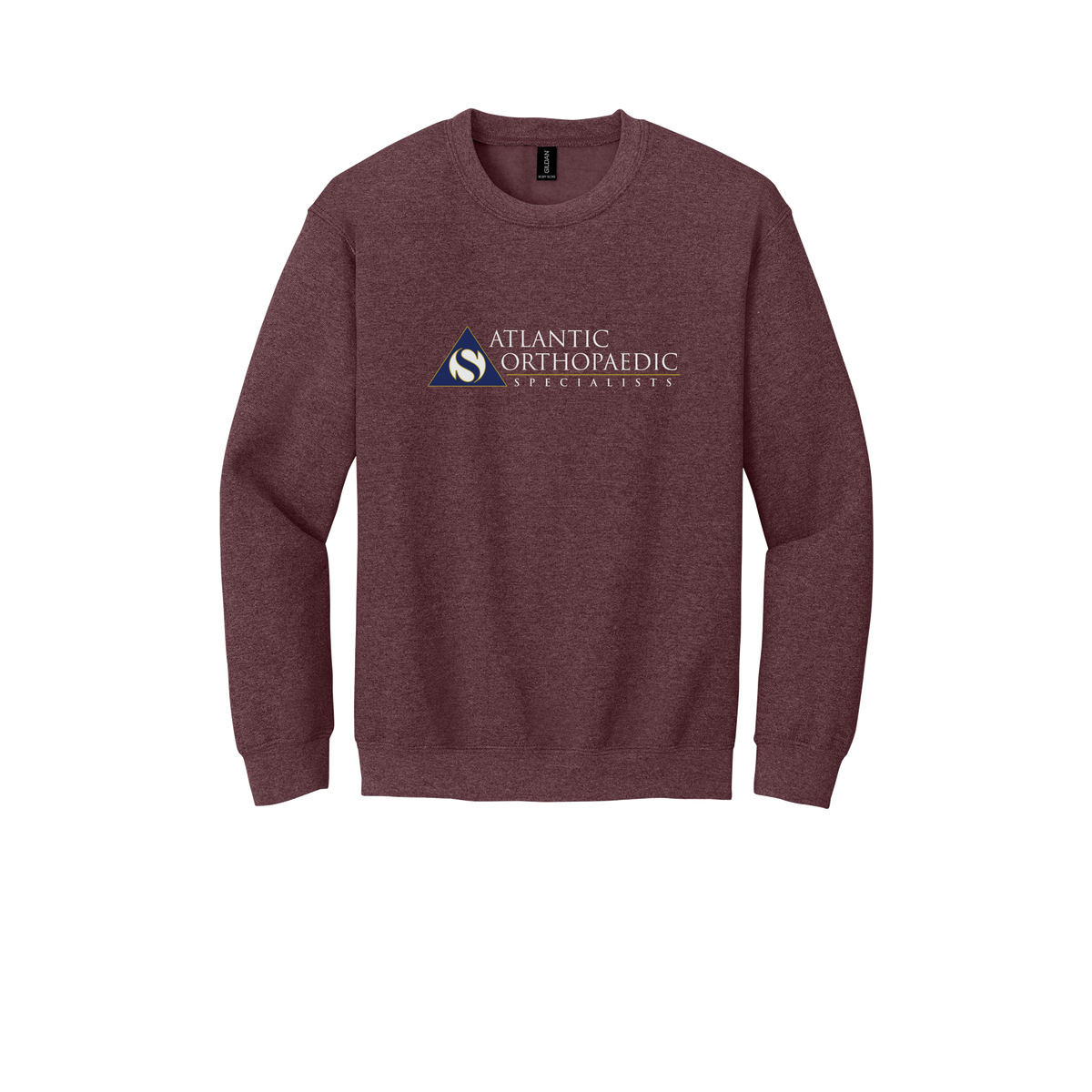 atlanticortho-clinic-comfort-crewneck-dtf-front-18000-heathersportdarkmaroon-flat-front