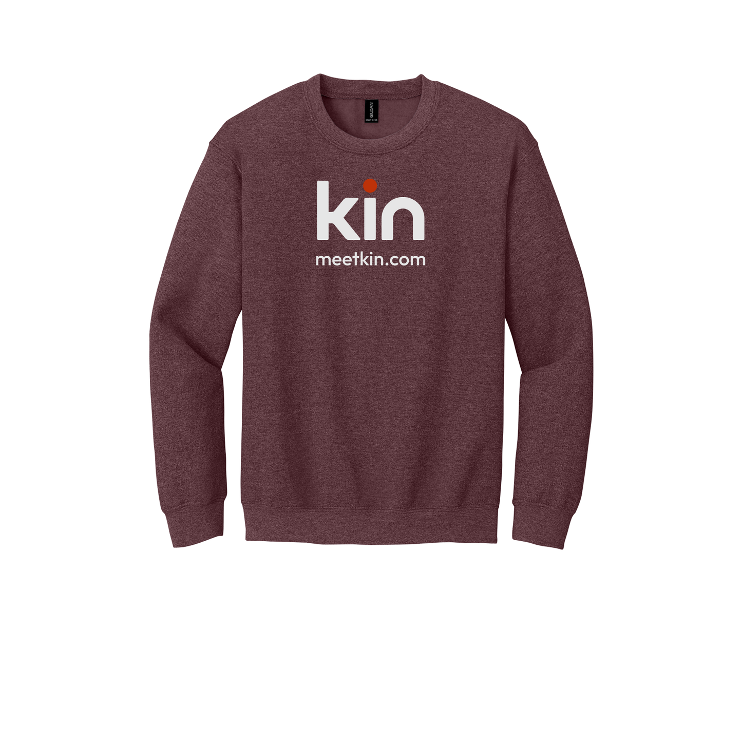 kin-comfort-crewneck-dtf-front-18000-heathersportdarkmaroon-flat-front