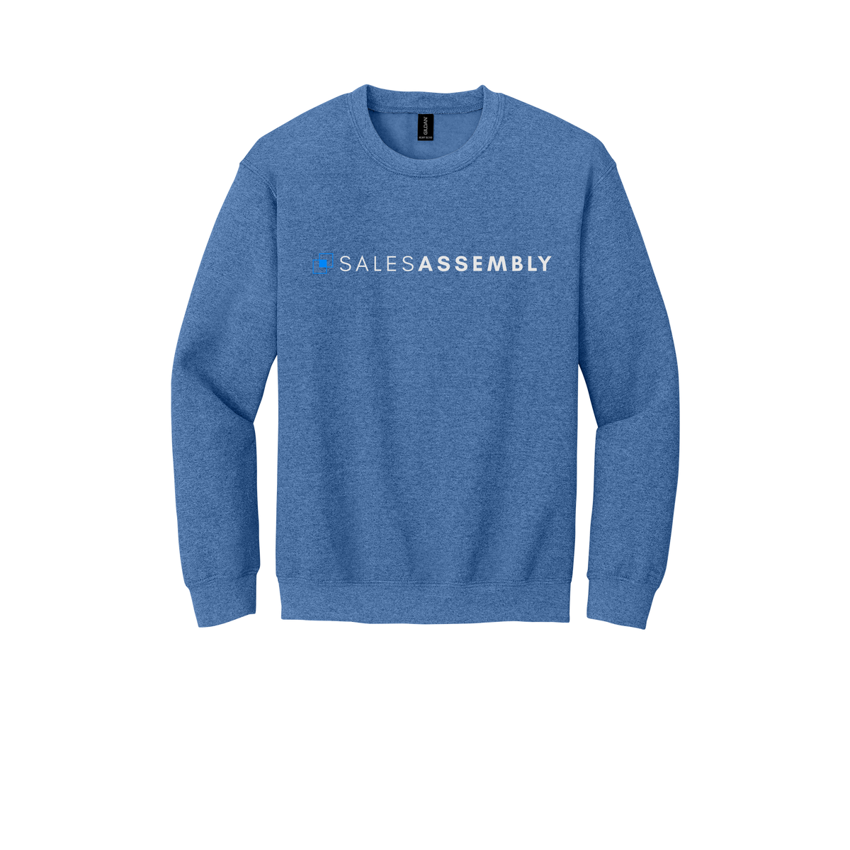 salesassembly-comfort-crewneck-dtf-front-18000-heathersportroyal-flat-front