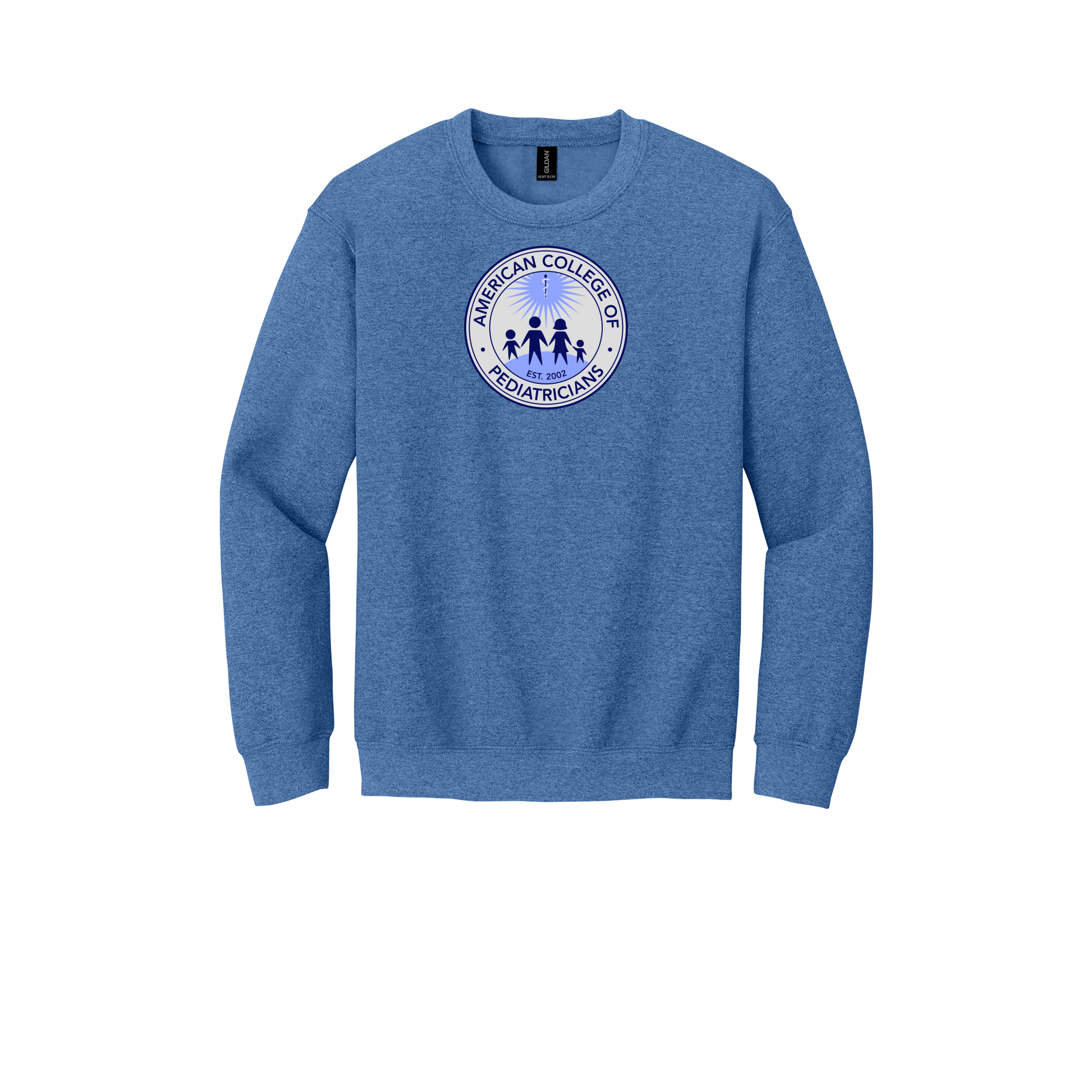 acpeds-clinic-comfort-crewneck-dtf-front-18000-heathersportroyal-flat-front