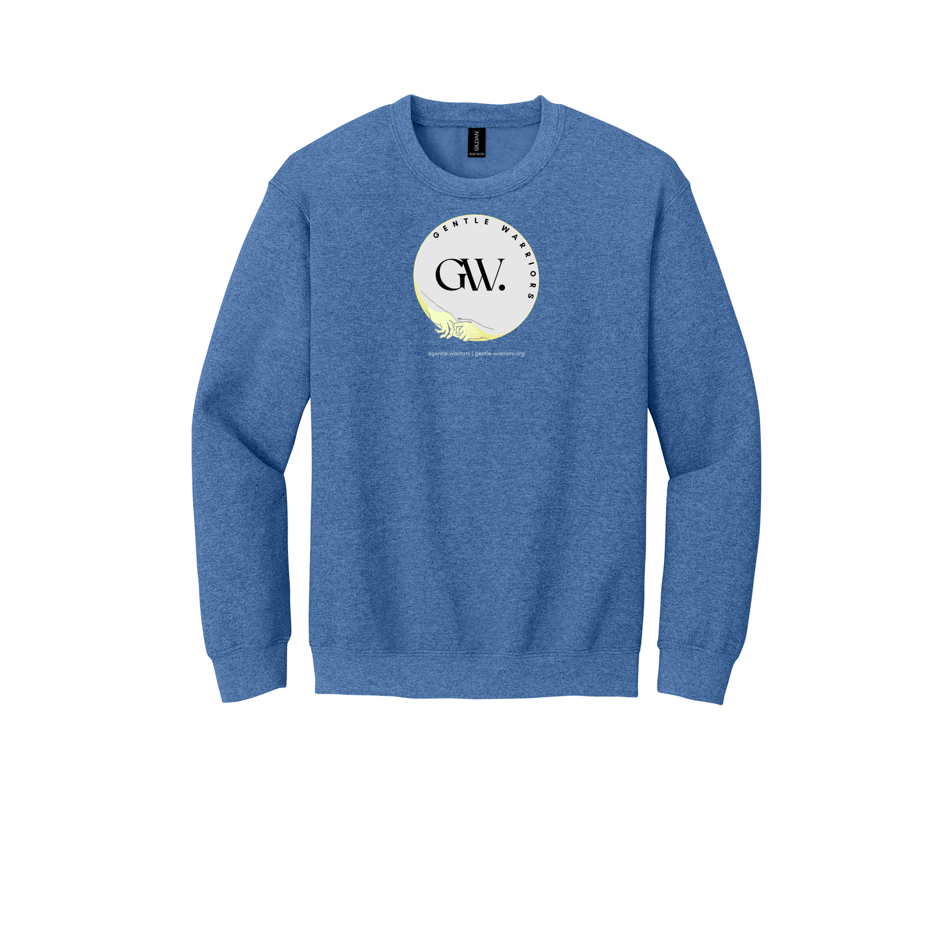 gentle-warriors-comfort-crewneck-dtf-front-18000-heathersportroyal-flat-front