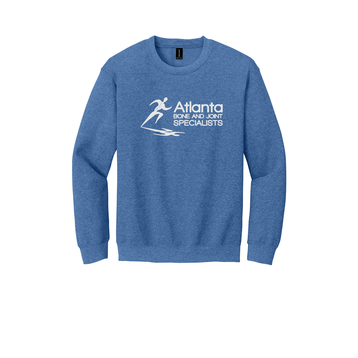 atlantaboneandjoint-clinic-comfort-crewneck-dtf-front-18000-heathersportroyal-flat-front