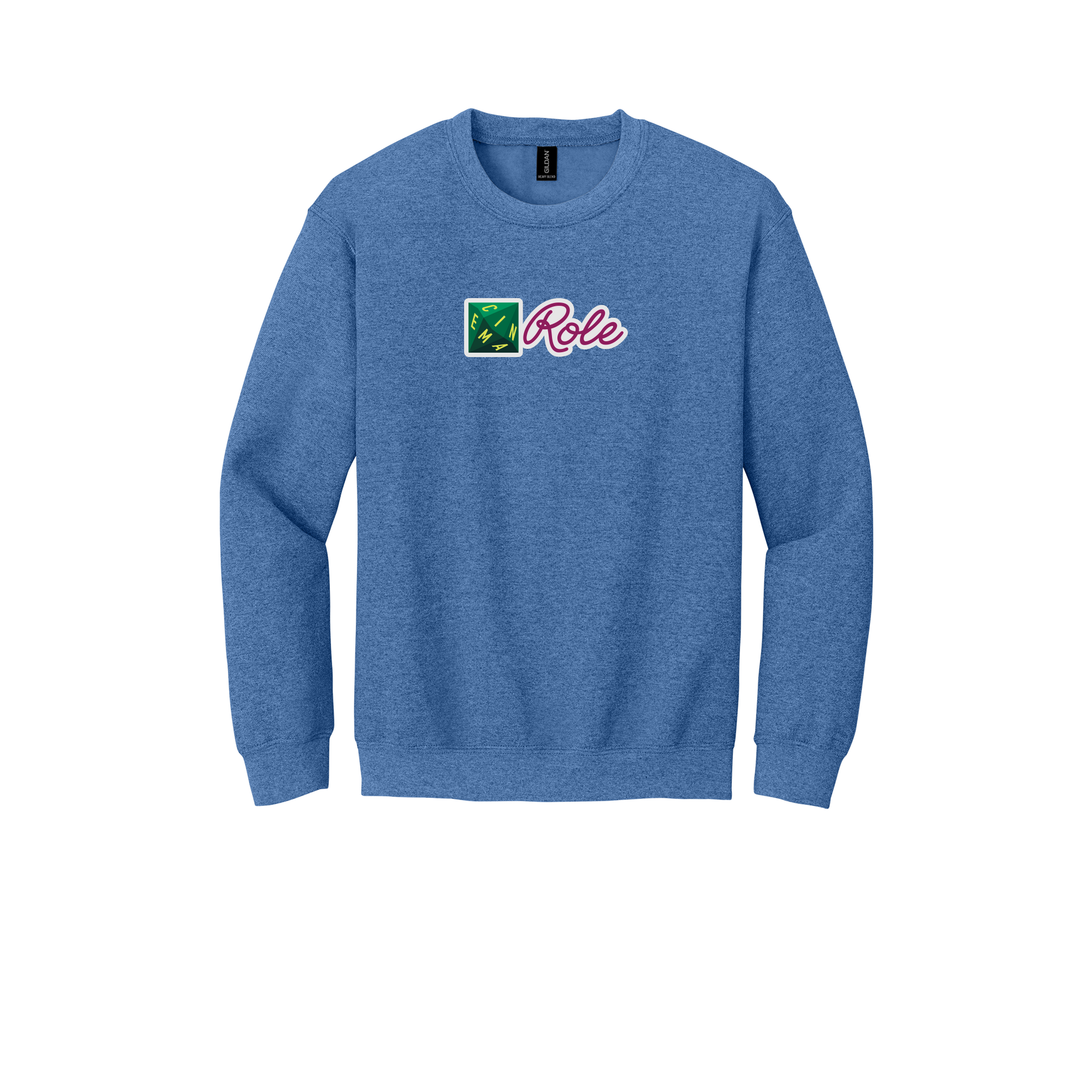 cinemarole-comfort-crewneck-dtf-front-18000-heathersportroyal-flat-front