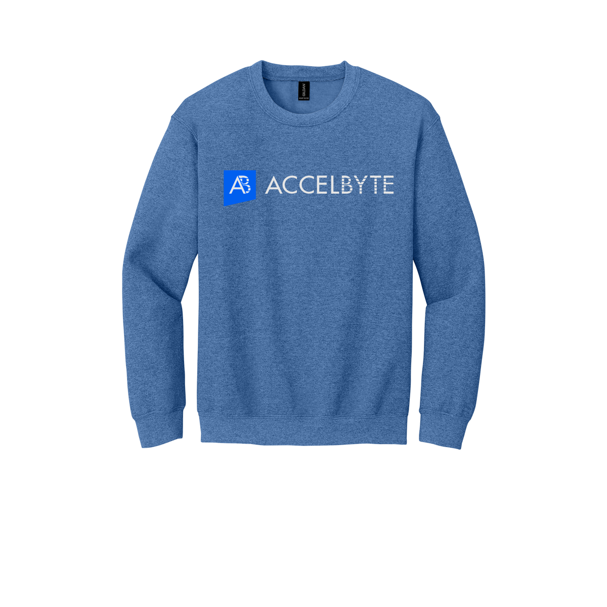 accelbyte-comfort-crewneck-dtf-front-18000-heathersportroyal-flat-front