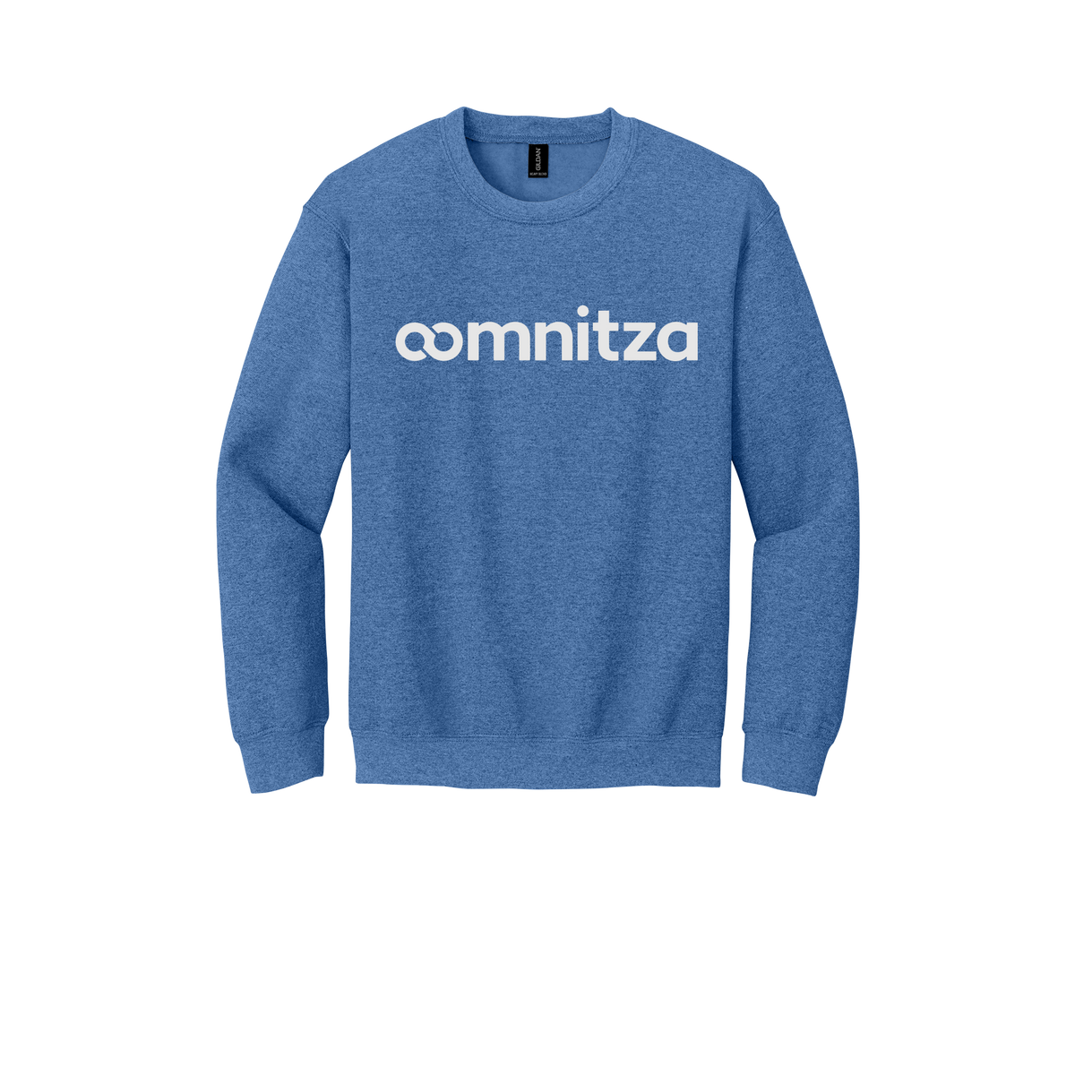 oomnitza-comfort-crewneck-dtf-front-18000-heathersportroyal-flat-front