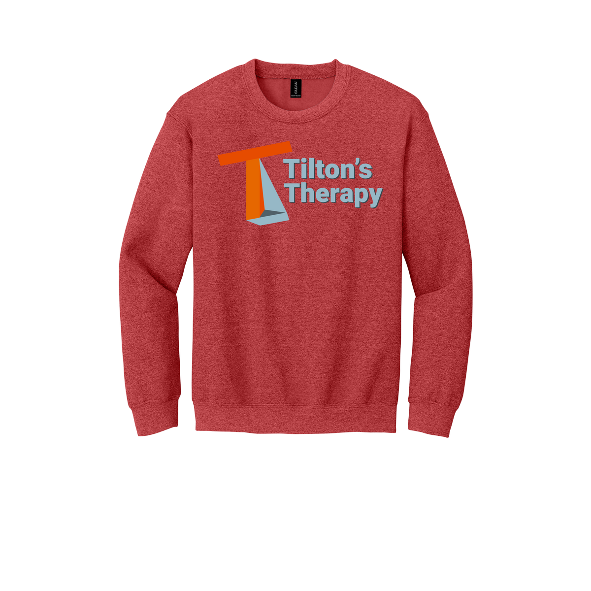 tiltonstherapy-comfort-crewneck-dtf-front-18000-heathersportscarlet-flat-front