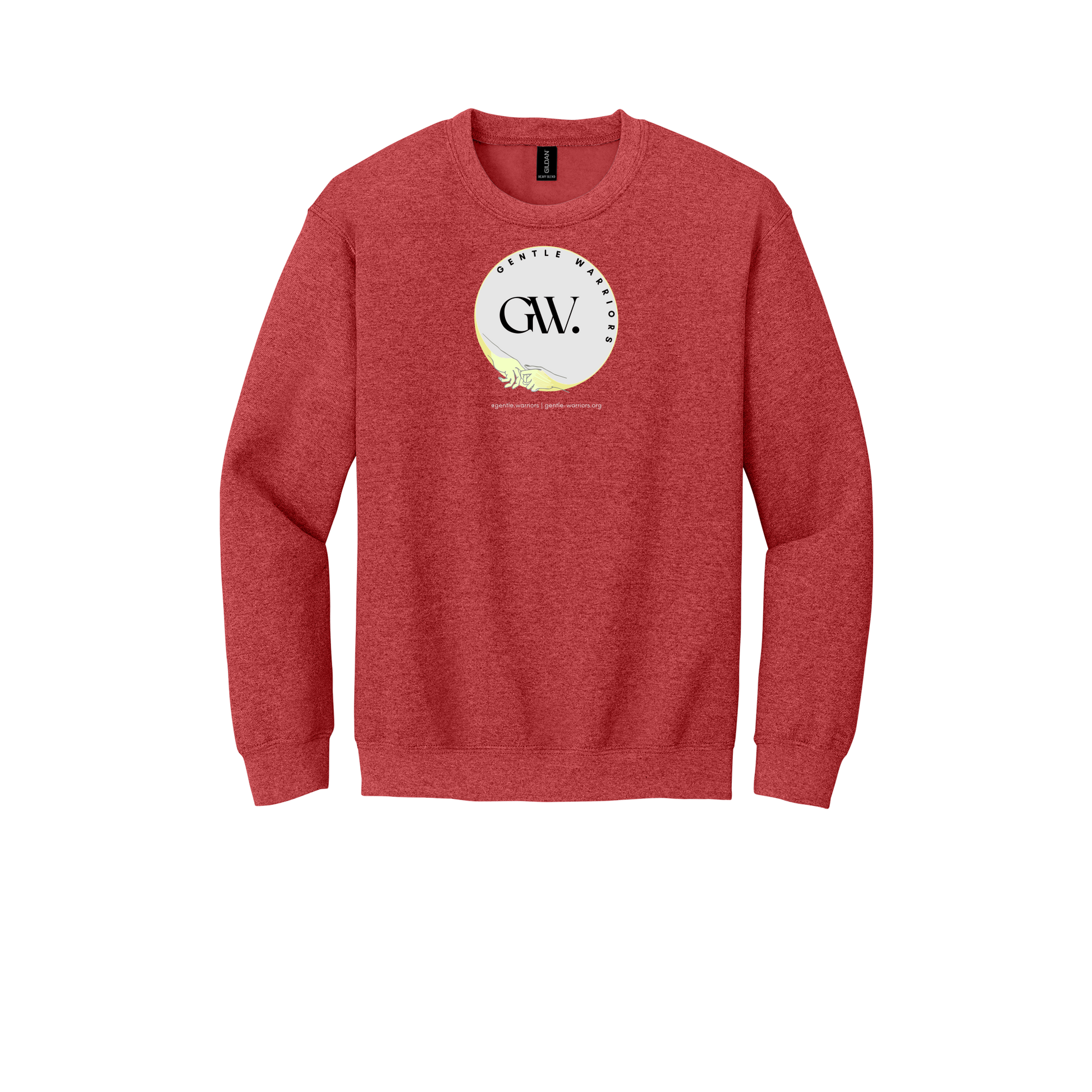 gentle-warriors-comfort-crewneck-dtf-front-18000-heathersportscarlet-flat-front
