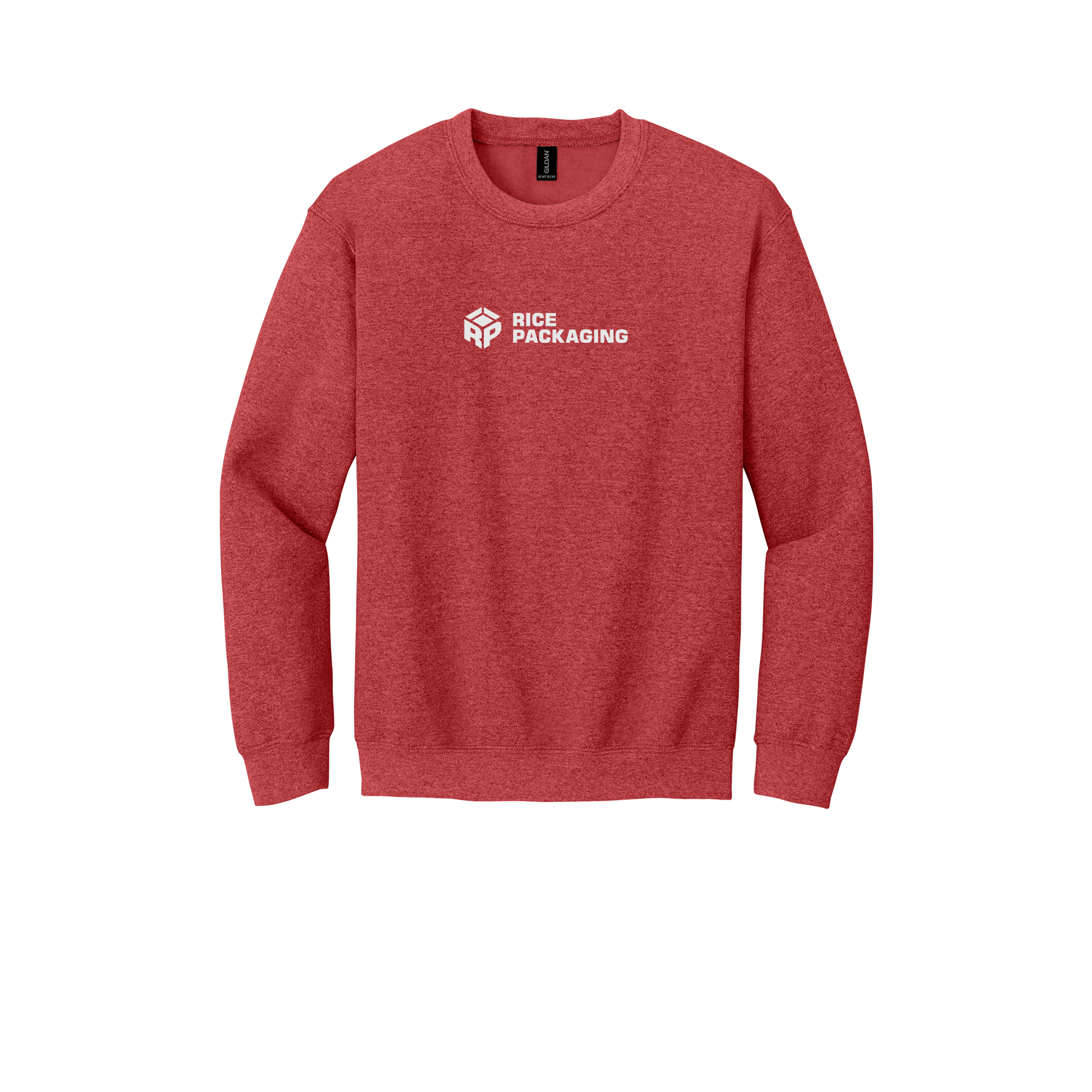 ricepackaging-comfort-crewneck-dtf-front-18000-heathersportscarlet-flat-front