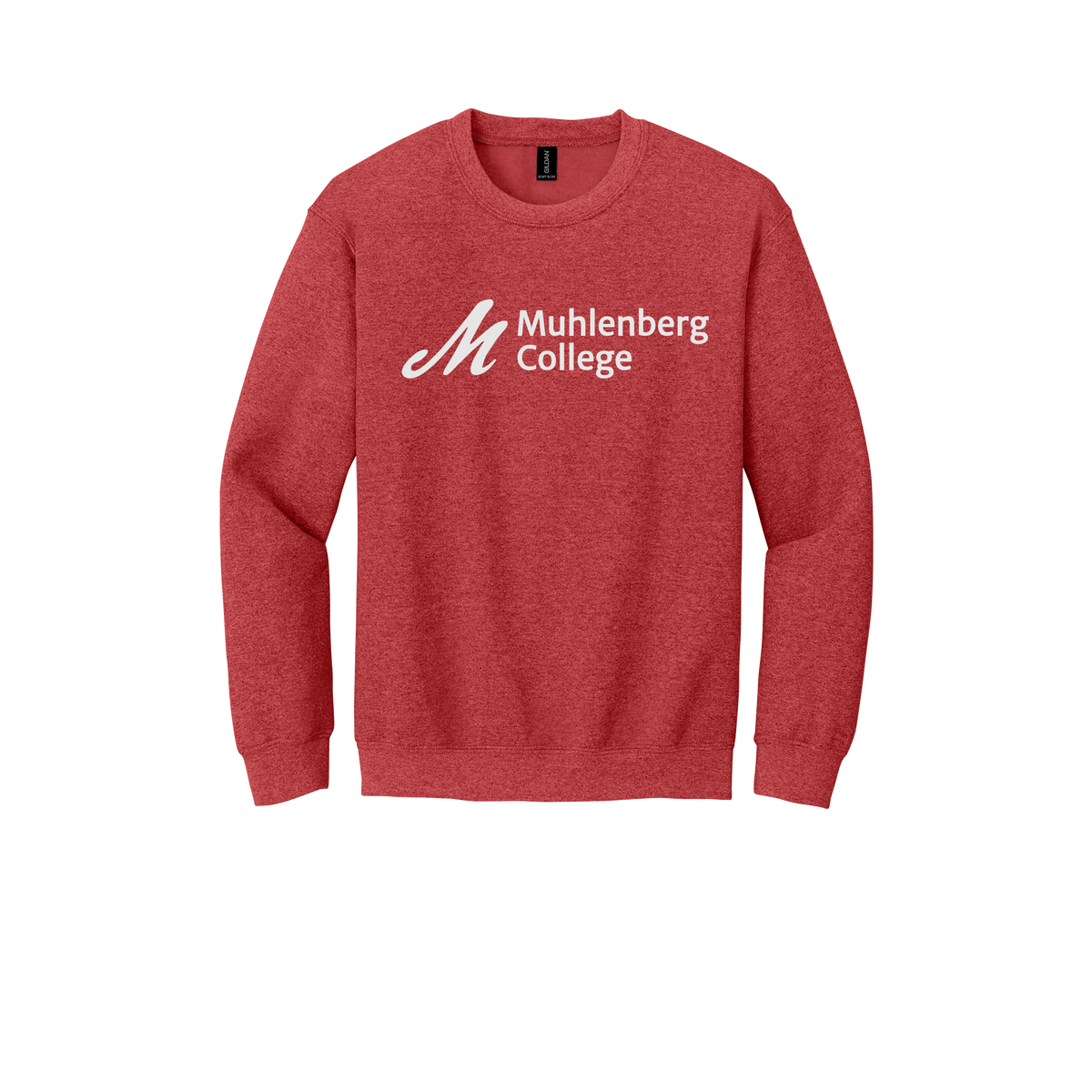 muhlenberg-comfort-crewneck-dtf-front-18000-heathersportscarlet-flat-front
