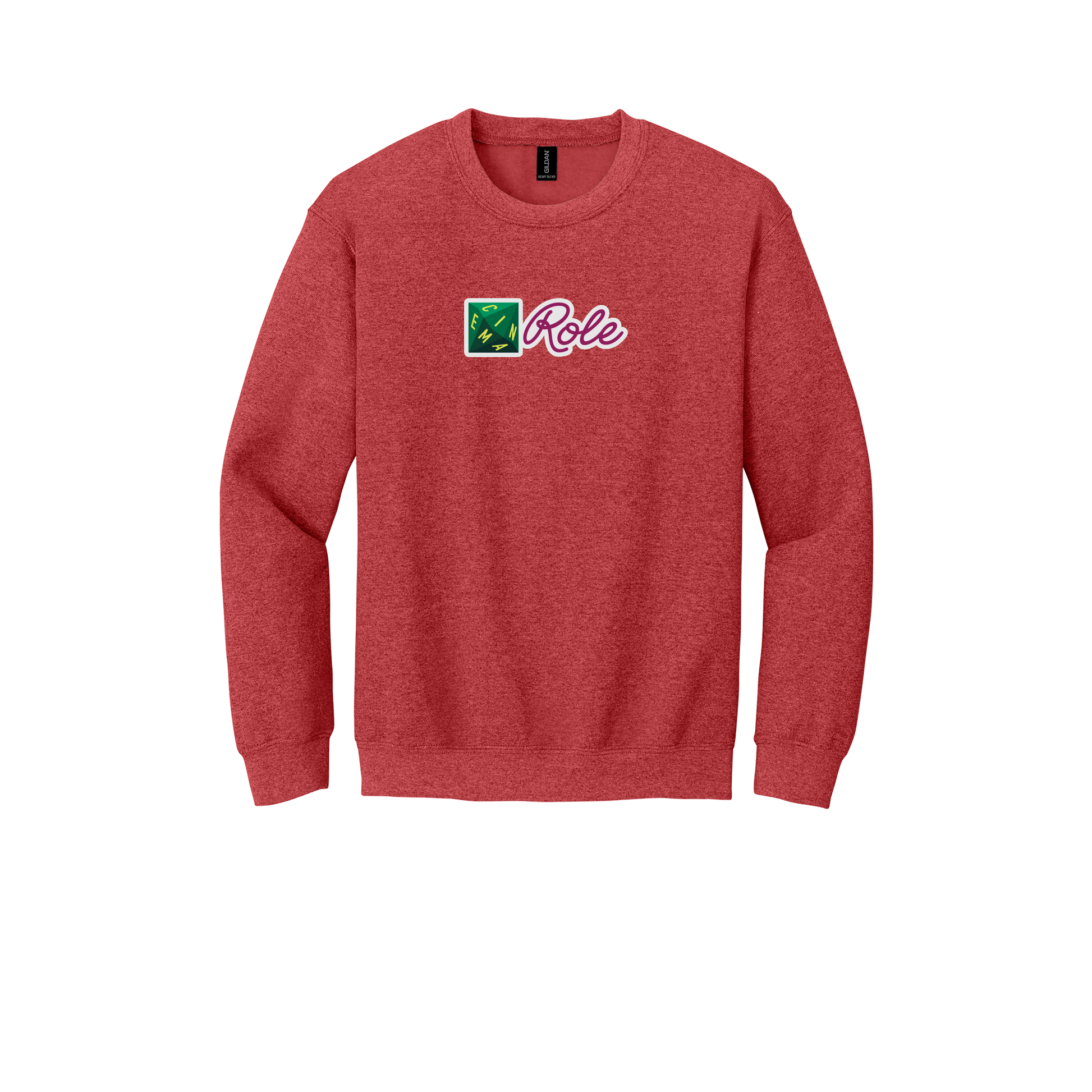 cinemarole-comfort-crewneck-dtf-front-18000-heathersportscarlet-flat-front