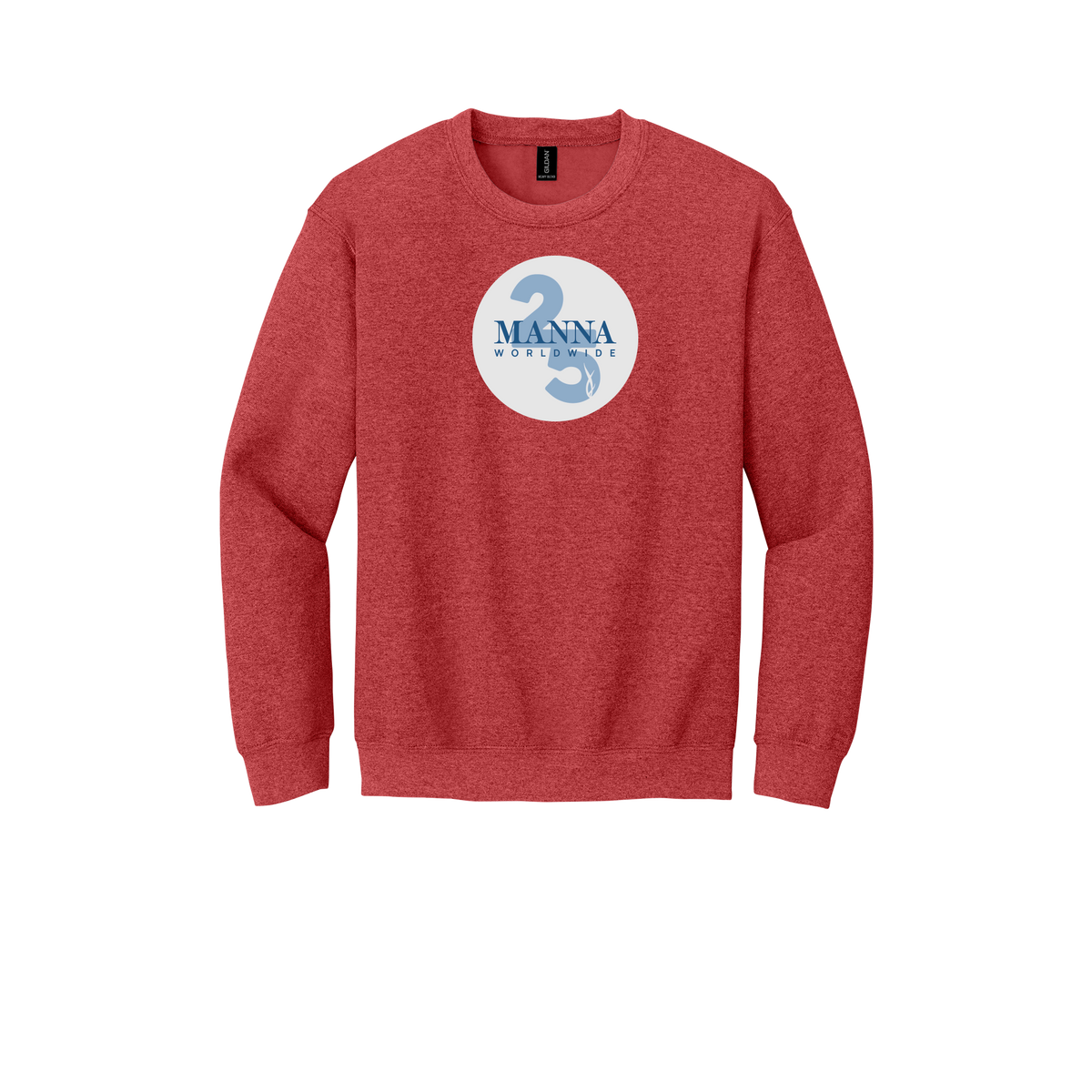 mannaworldwide-comfort-crewneck-dtf-front-18000-heathersportscarlet-flat-front